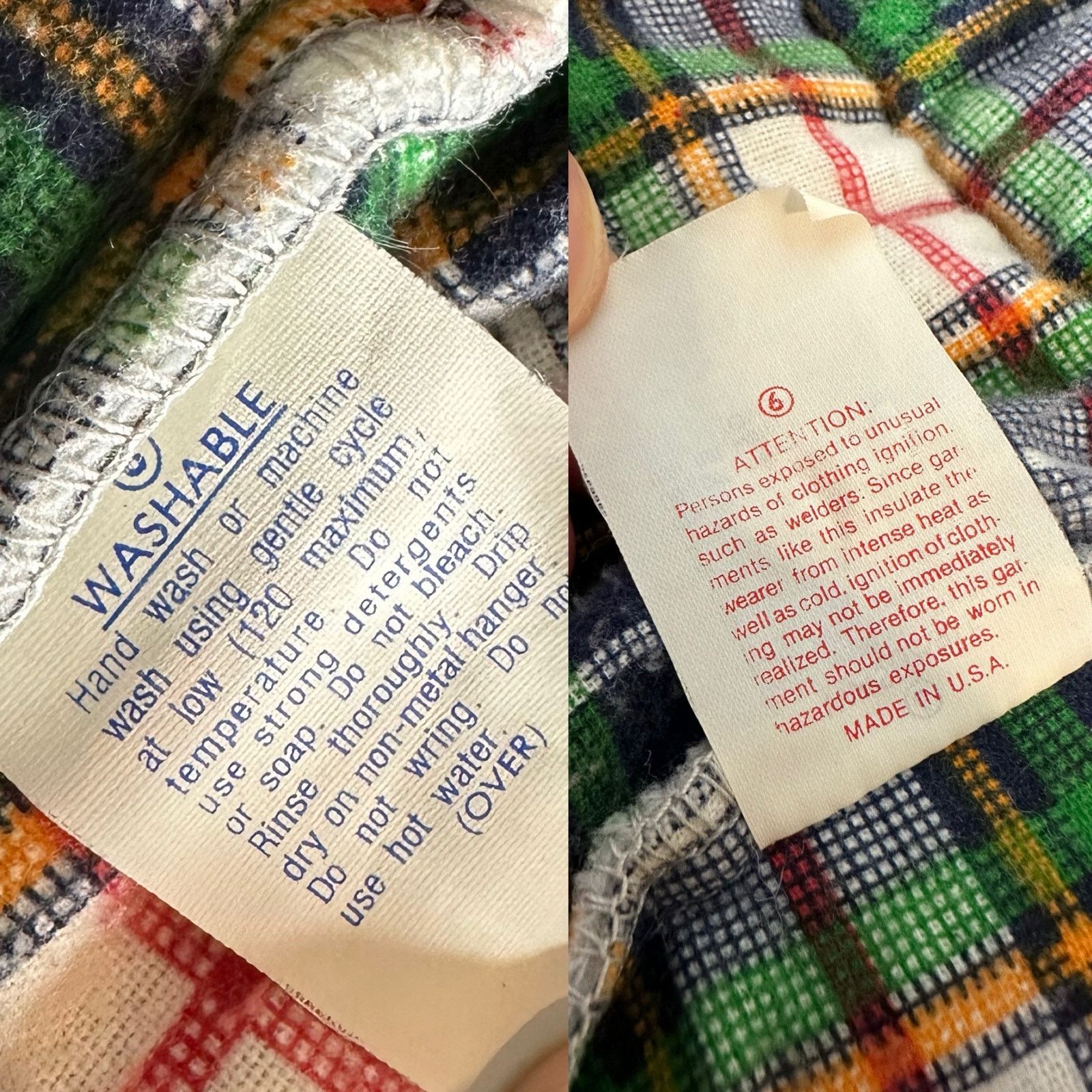 Vintage Vintage Flannel Plaid Lined Grey Puffer Vest Full Zip Size US M / EU 48-50 / 2 - 9 Thumbnail
