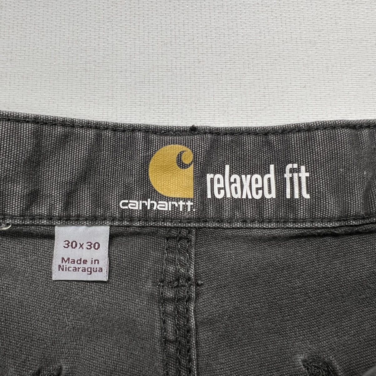 Carhartt Carhartt Pants Grey Relaxed Fit Carpenter Workwear Baggy Size US 30 / EU 46 - 7 Thumbnail