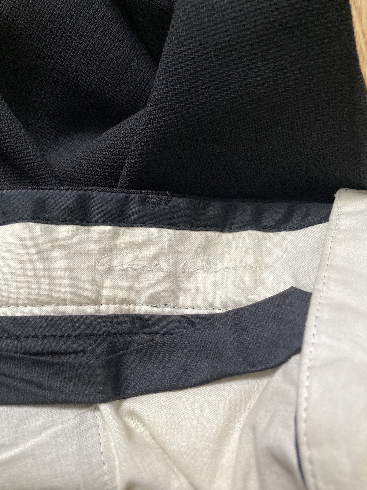 Rick Owens F/W 16 "MASTODON" Wool Crêpe Trousers 30/46 Rick Owens Size US 30 / EU 46 - 13 Thumbnail