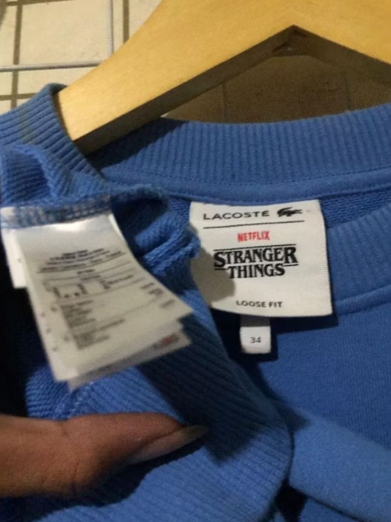 Lacoste Lacoste x Netflix Stranger Things Sweatshirt Size US M / EU 48-50 / 2 - 5 Thumbnail