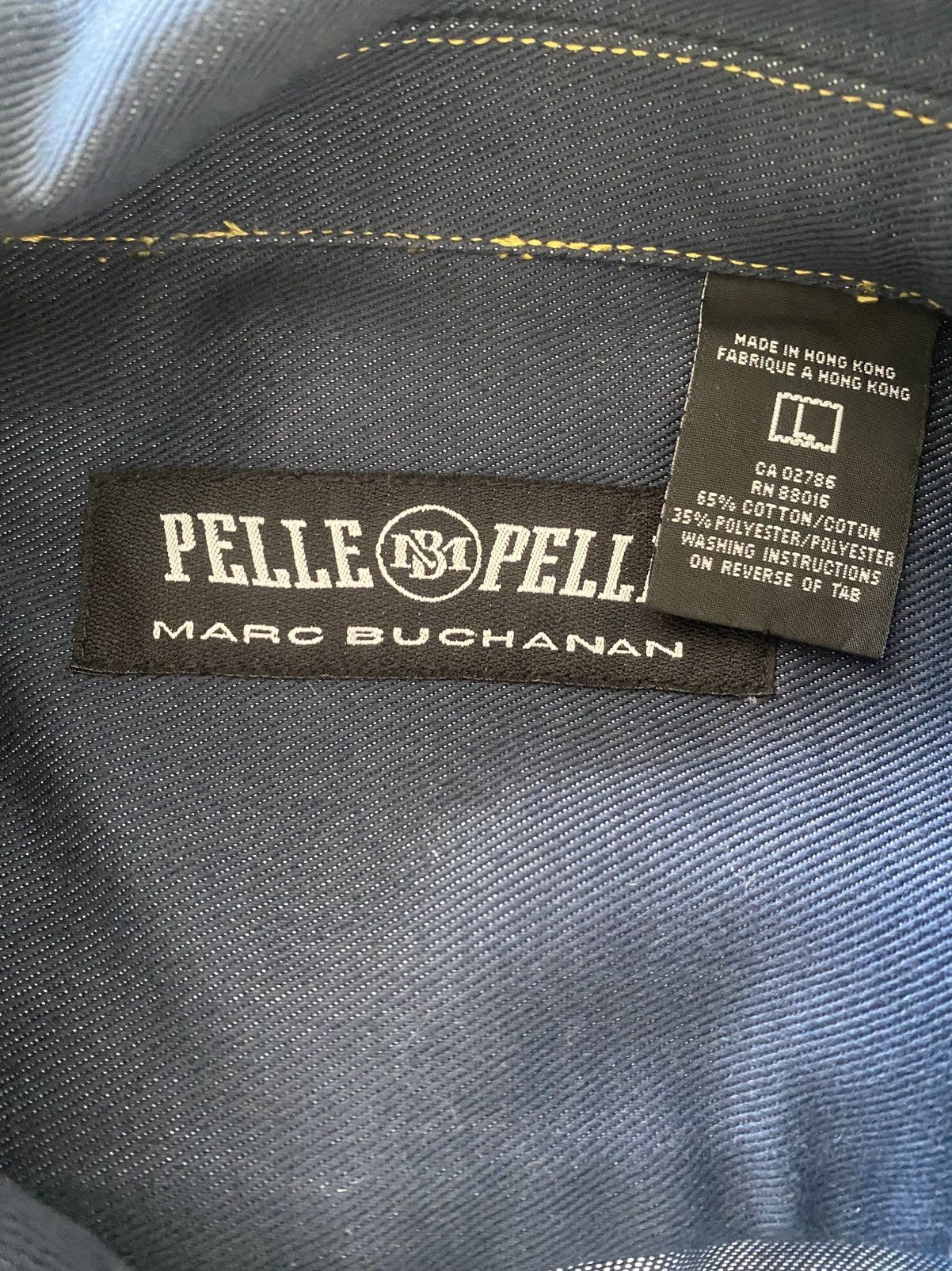 Pelle Pelle Pelle Pelle Marc Buchanan Denim Jacket Size US L / EU 52-54 / 3 - 7 Thumbnail