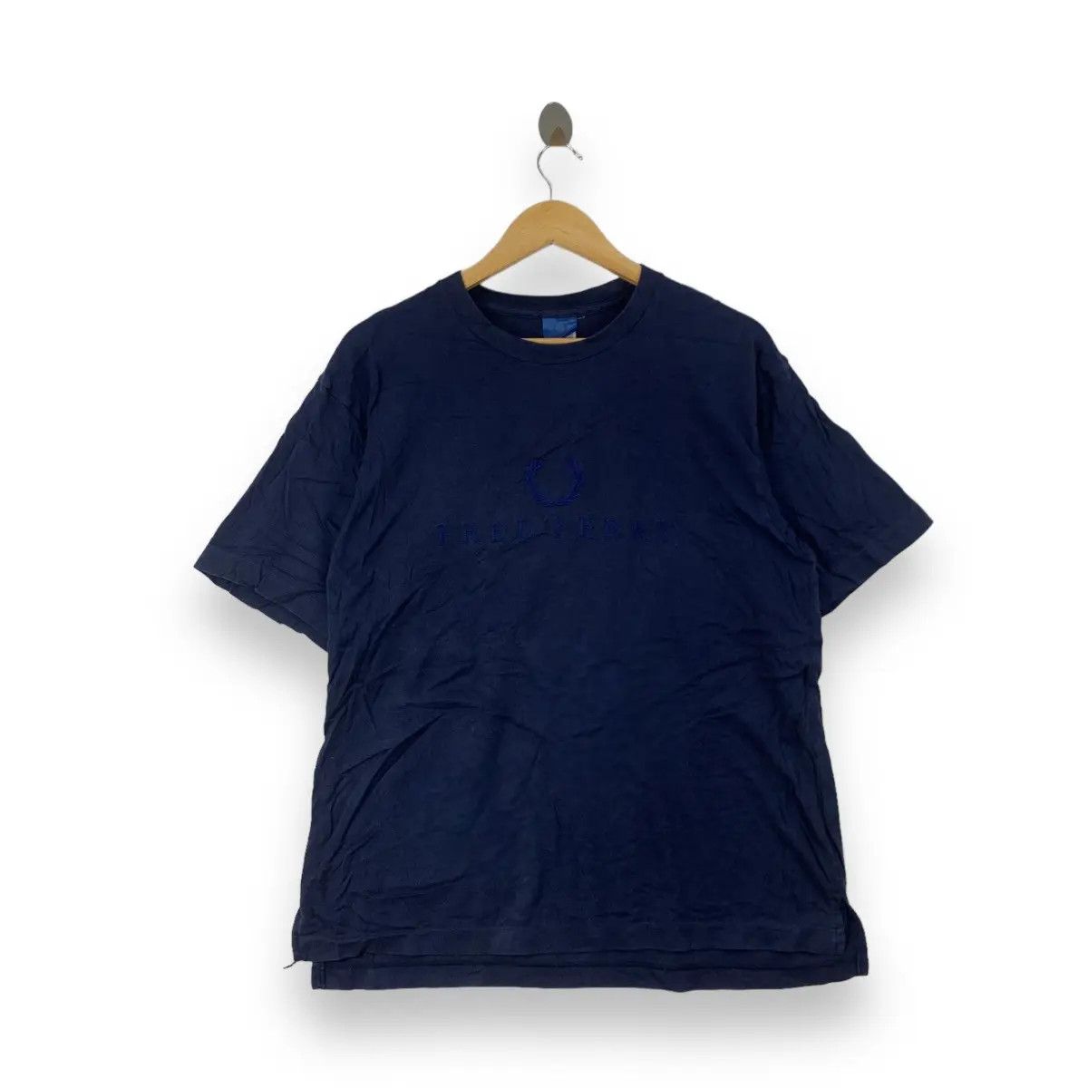 Fred Perry Vintage FRED PERRY EMBROIDERED Logo Tee Shirt Top Size US L / EU 52-54 / 3 - 1 Thumbnail