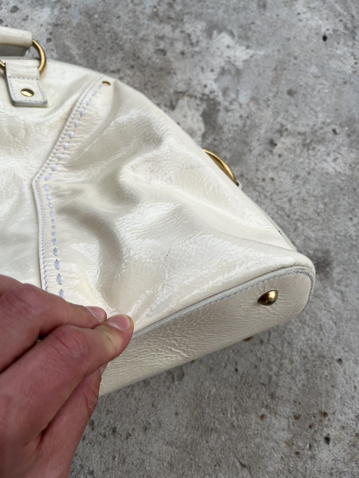 Saint Laurent Paris × Yves Saint Laurent Yves Saint Laurent Rive Gauche YSL Muse Leather Tote Bag Size ONE SIZE - 18 Thumbnail