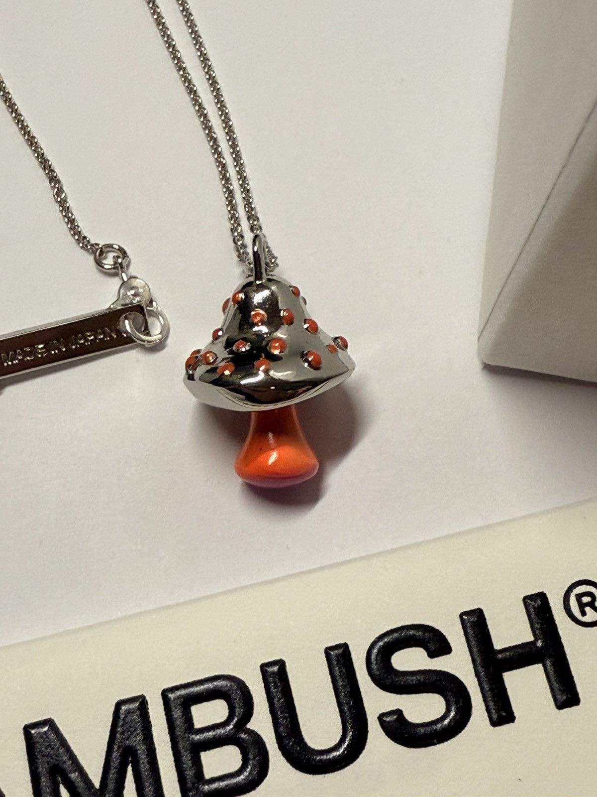 Ambush Design Ambush multicolor Mushroom Charm silver Necklace new Japan Size ONE SIZE - 5 Thumbnail