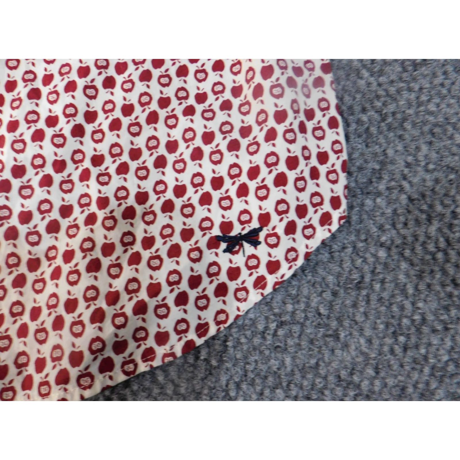 Talbots Talbots Button-Up Shirt Women 10 Red Casual Logo Crew Neck Cotton Rayon Long Sleeve Regular Stretch Classic Vintage: No Size L / US 10 / IT 46 - 7 Thumbnail
