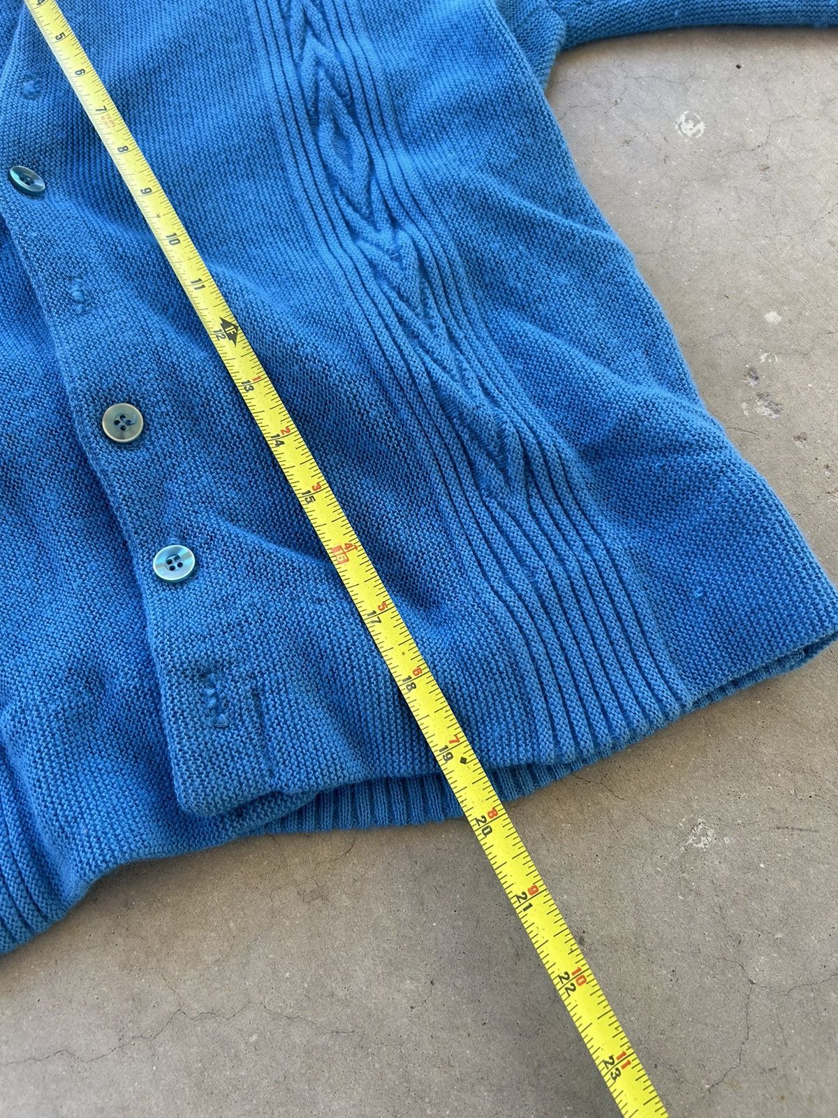 Vintage Vintage Sears Acrylic Blue Detailed Cardigan Size US S / EU 44-46 / 1 - 5 Thumbnail