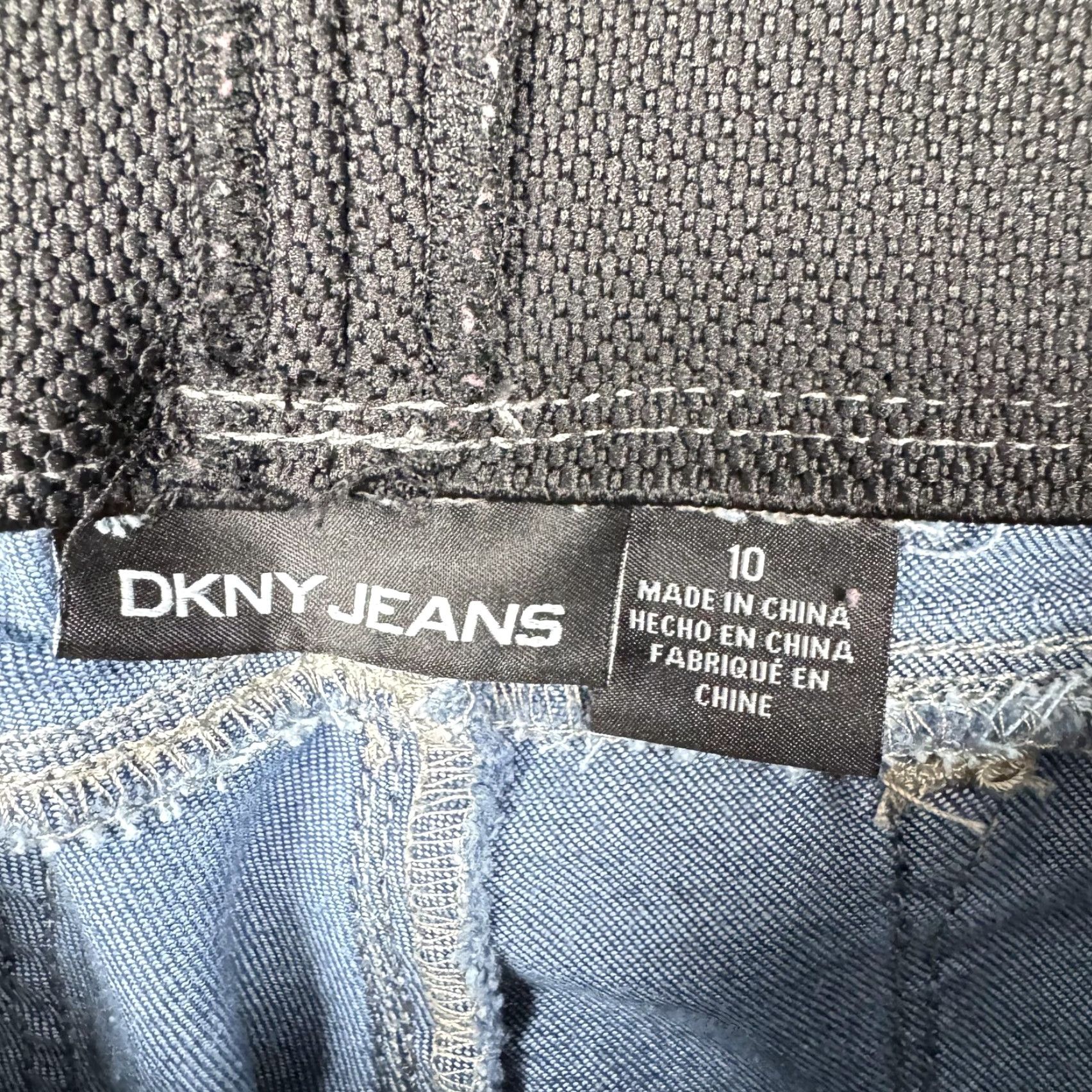 DKNY DKNY Jeans Jegging Womens 10 Blue Medium Wash Pull On Elastic Waist Denim Ankle Size 32" / US 10 / IT 46 - 6 Thumbnail