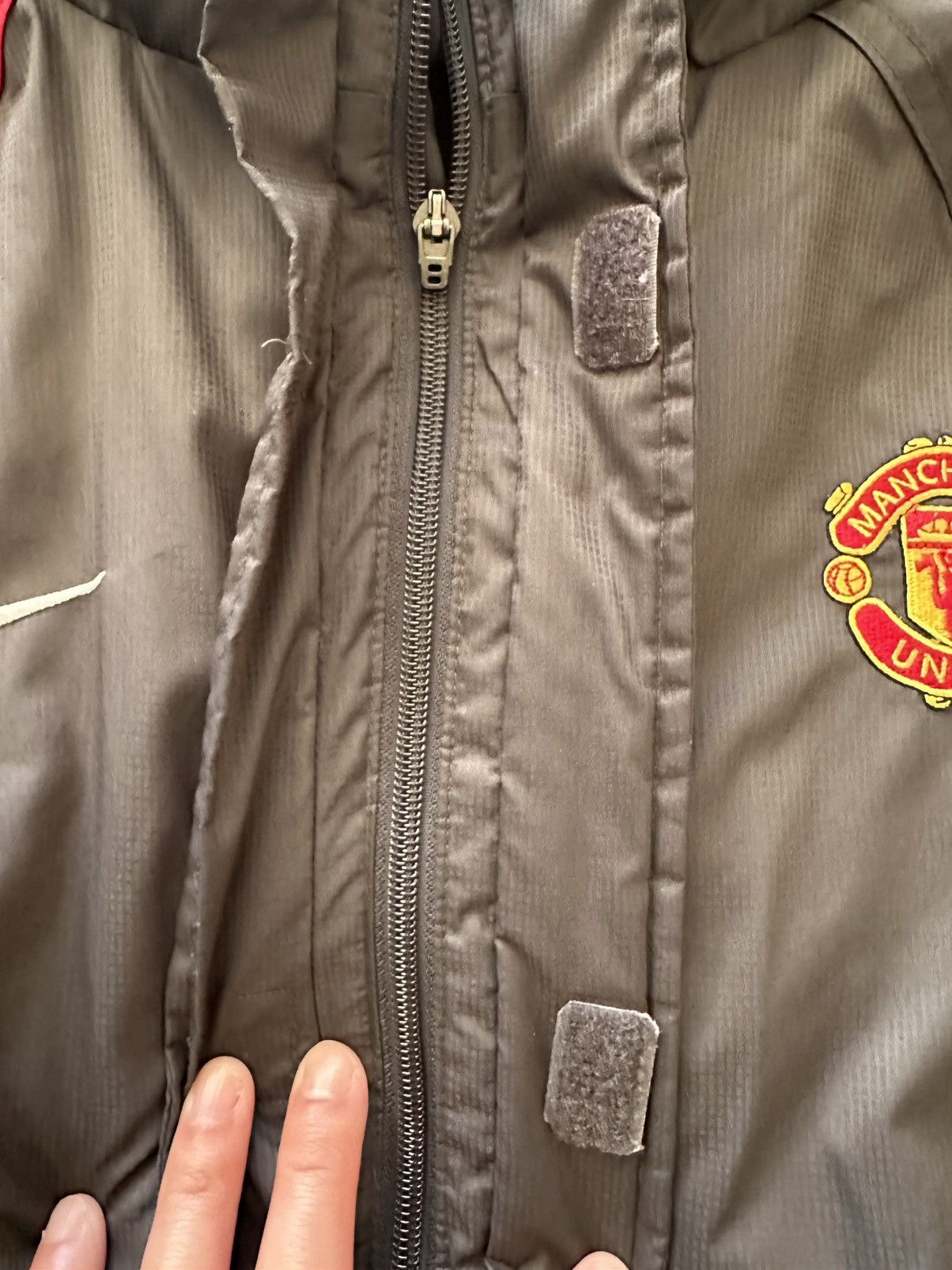 Nike Vintage Y2K Nike Manchester United Bomber Puffer XL Jacket Size US XL / EU 56 / 4 - 7 Thumbnail