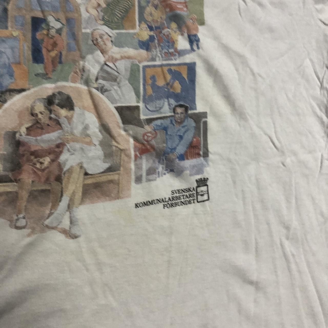 Other 1990s Swedish graphic tee with a unique design, featuring Size US XL / EU 56 / 4 - 3 Thumbnail