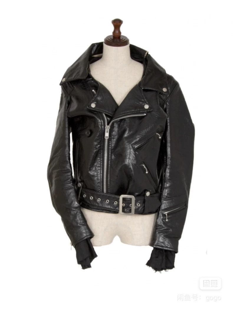 Junya Watanabe Junya Watanabe 2007aw Leather Biker Jacket Size S / US 4 / IT 40 - 1 Thumbnail