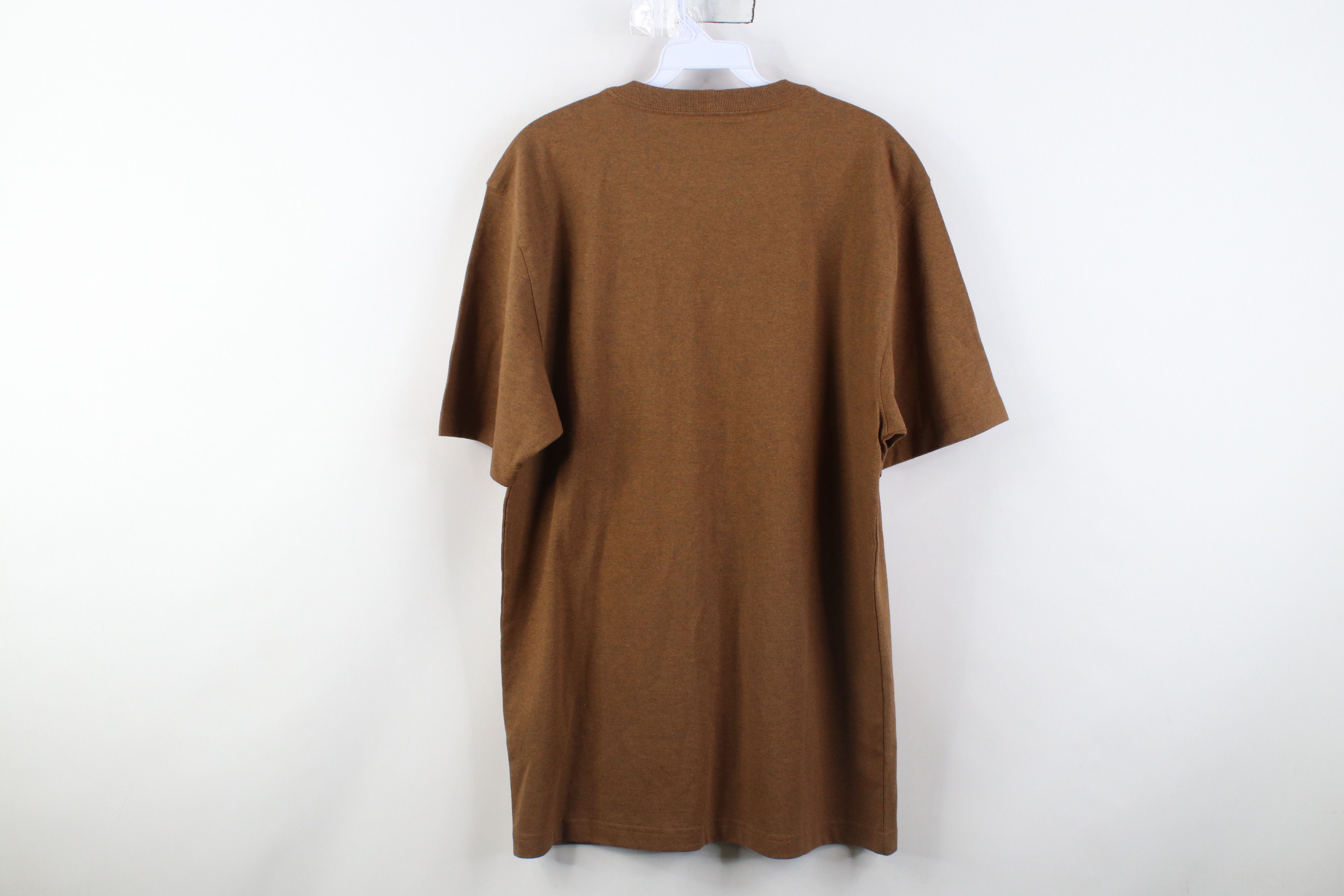 Carhartt Deadstock Y2K Carhartt Pocket T-Shirt Oiled Walnut Heather Size US S / EU 44-46 / 1 - 9 Thumbnail