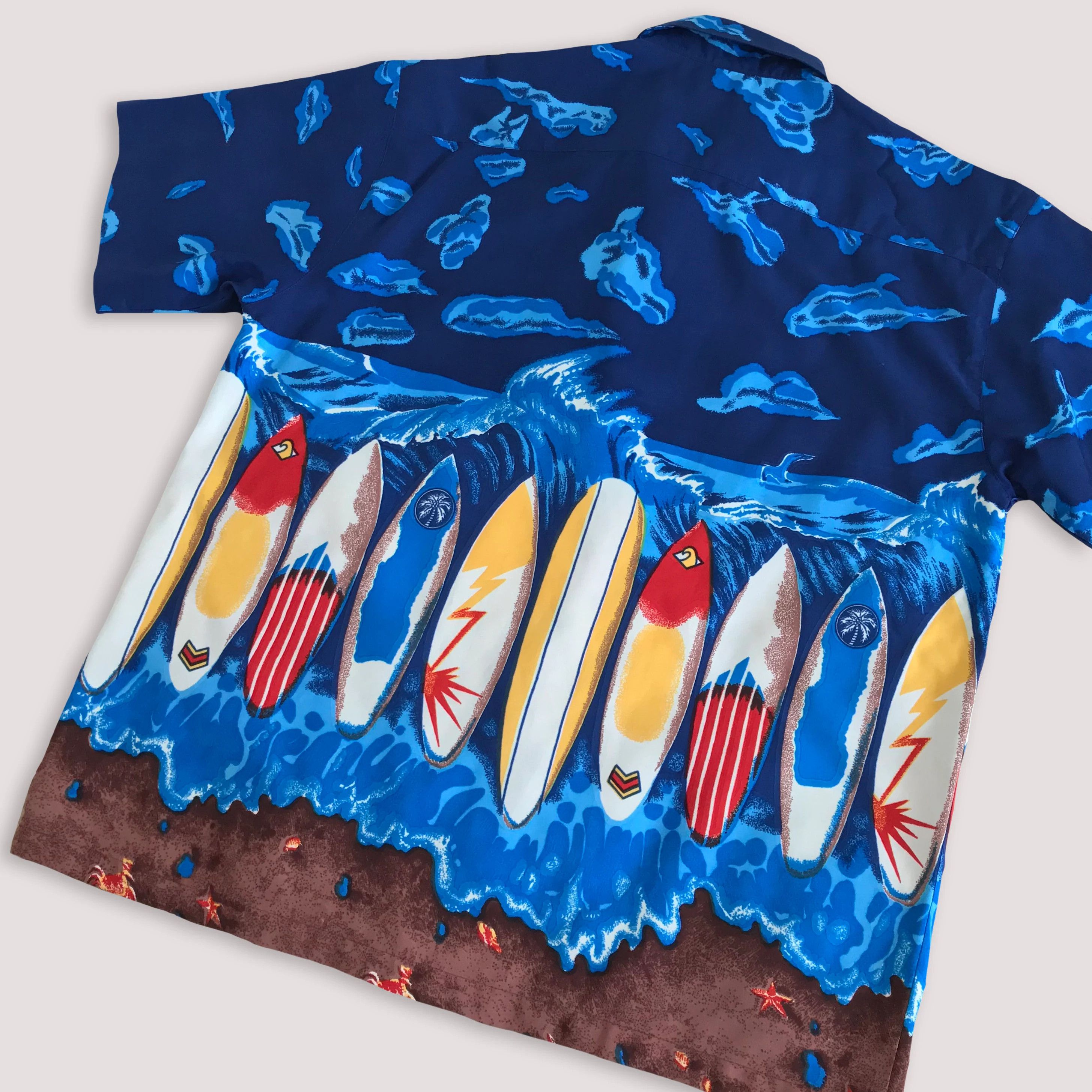 Vintage 90s Hawaiian Button Up Shirt Surf Tropical Short Sleeve Size US M / EU 48-50 / 2 - 6 Thumbnail