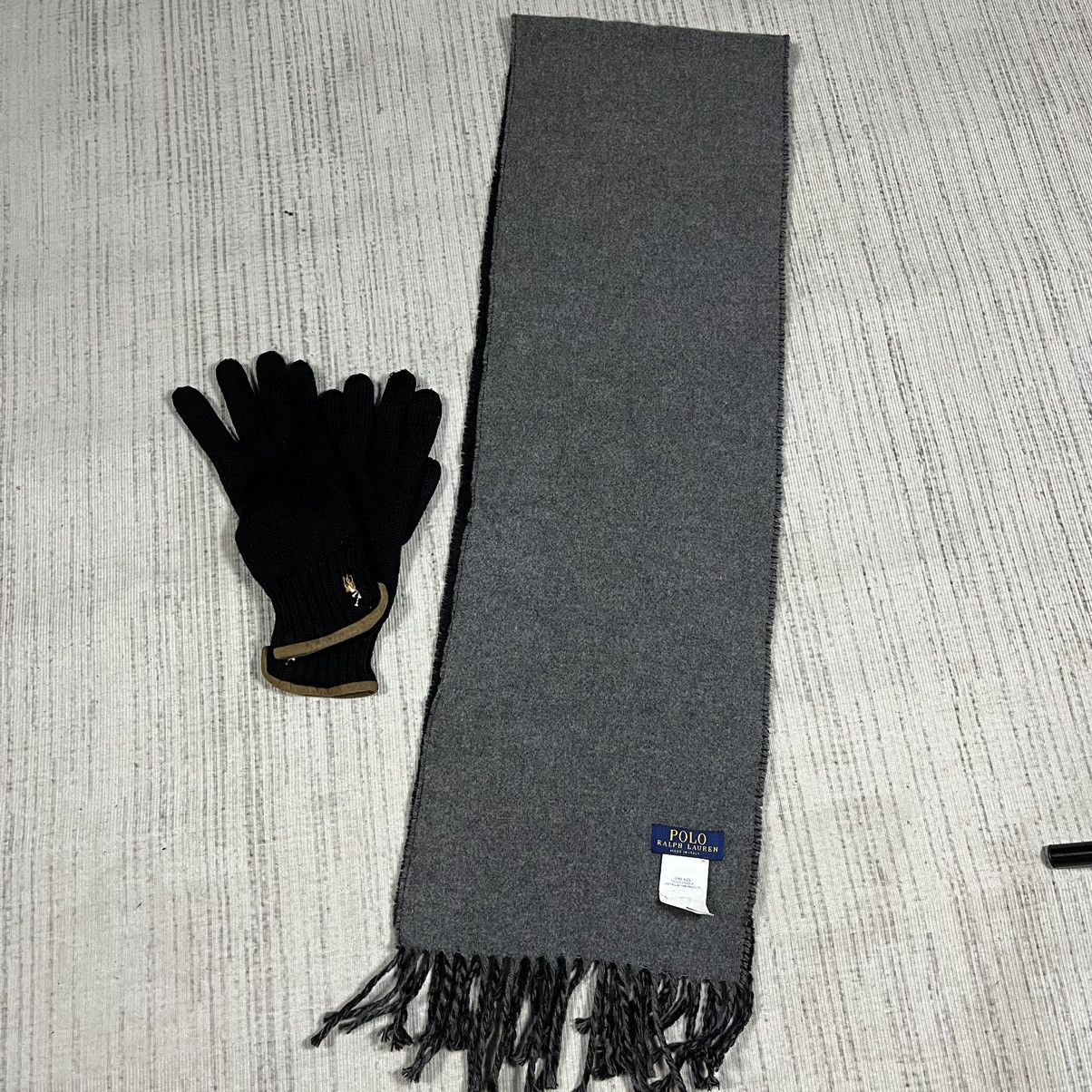 Polo Ralph Lauren Polo Ralph Lauren Two way Color Wool Scarf Size ONE SIZE - 12 Thumbnail