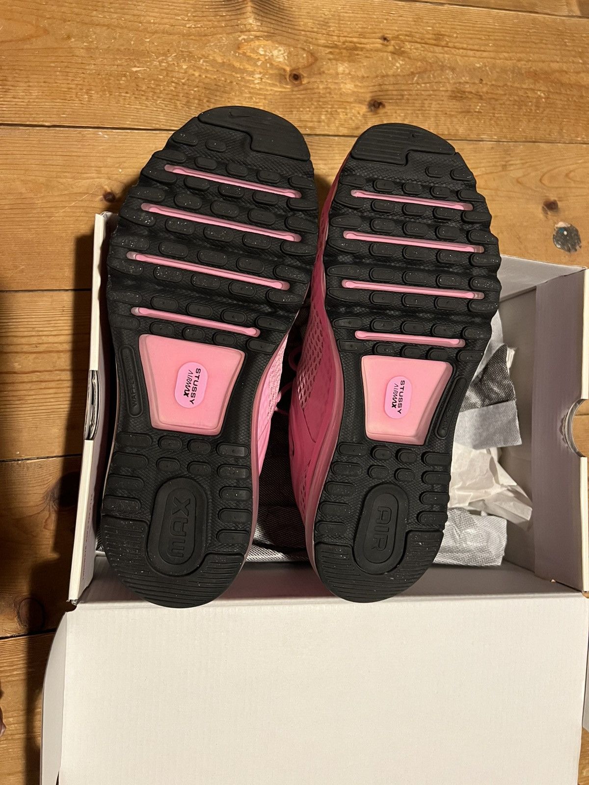 Nike × Stussy Nike Stussy Airmax 2013 Pink Size US 8.5 / EU 41-42 - 5 Thumbnail