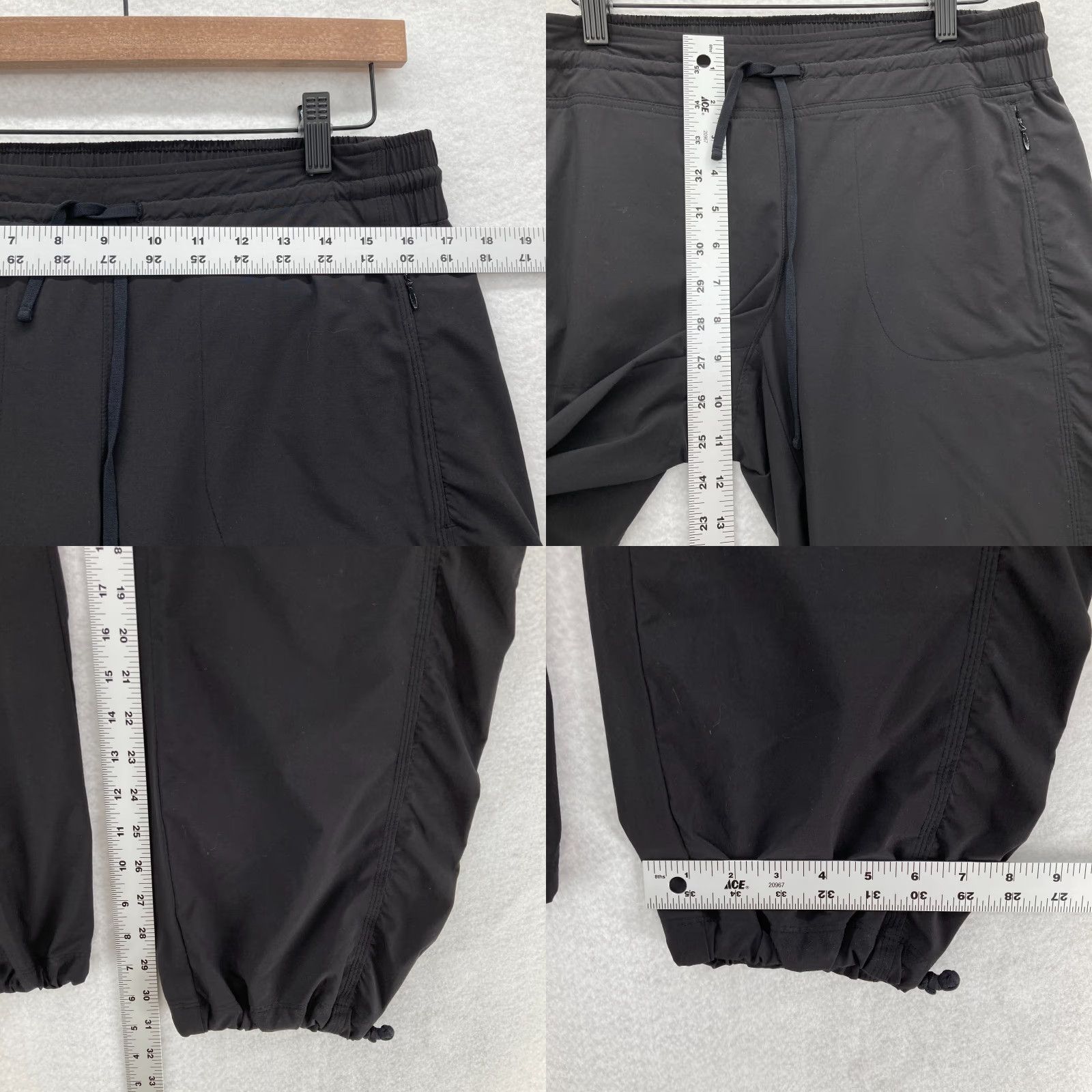 Athleta Athleta La Viva Jogger Pants Women’s Medium Black Stretch Relaxed Preppy Gym Size 32" / US 10 / IT 46 - 8 Thumbnail