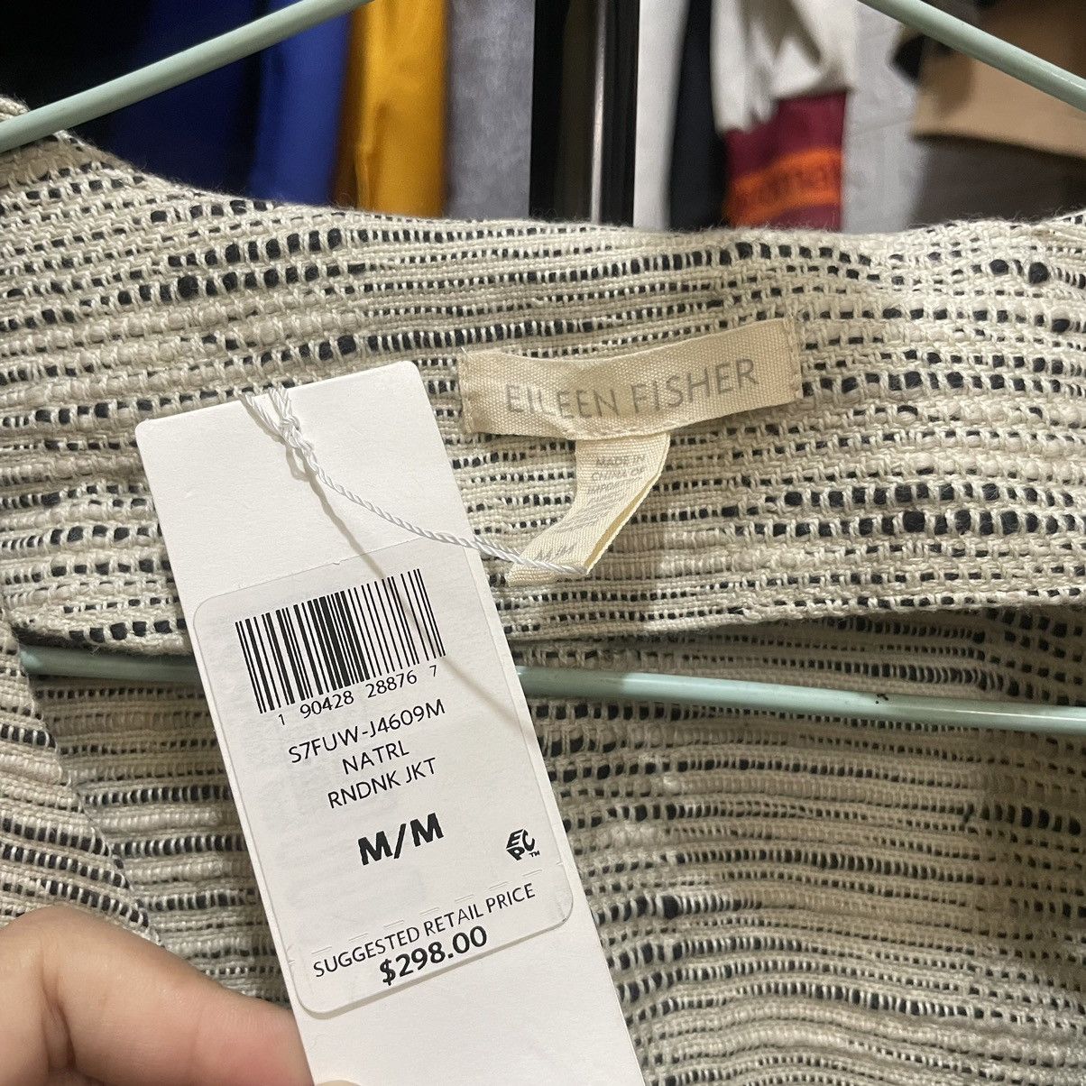 Eileen Fisher Woven Blazer Eileen Fisher (New Tag) Size XL / US 12-14 / IT 48-50 - 4 Thumbnail