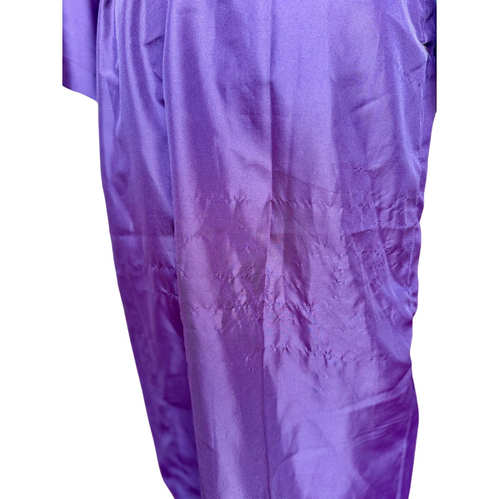 Dior Dior Stylish Purple Kimono Robe with Pockets Size ONE SIZE - 8 Thumbnail