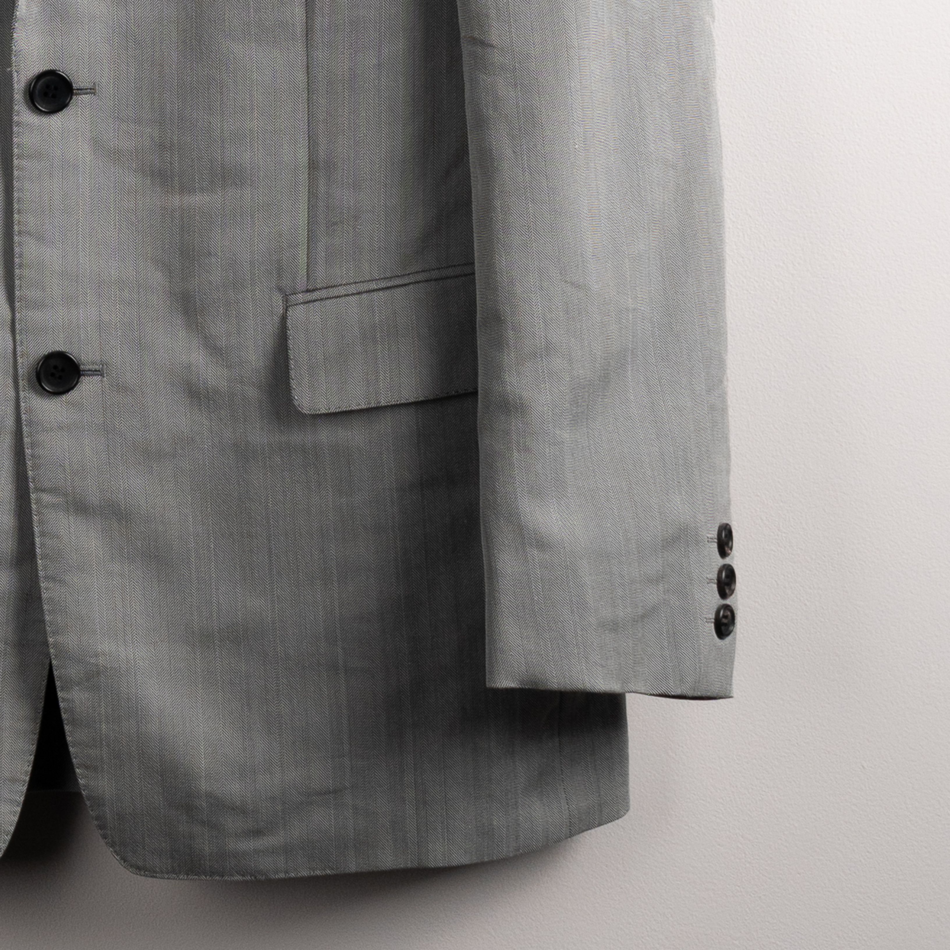 Comme des Garcons Homme Deux Comme Des Garcons Homme Deux SS08 Herringbone Stripe Blazer Size US L / EU 52-54 / 3 - 11 Thumbnail
