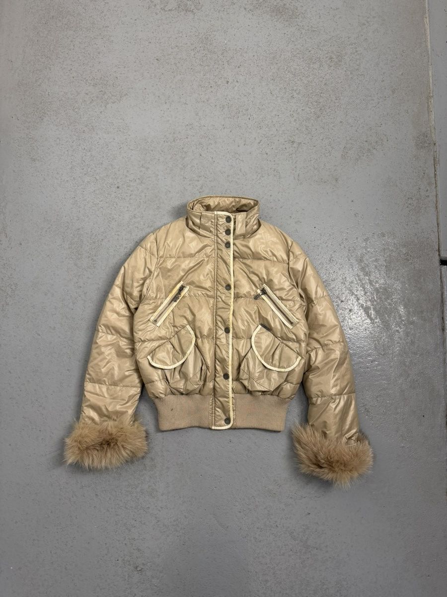 John Galliano Vintage 00s John Galliano Pirate Face Fox Fur Bomber Size XL / US 12-14 / IT 48-50 - 2 Thumbnail