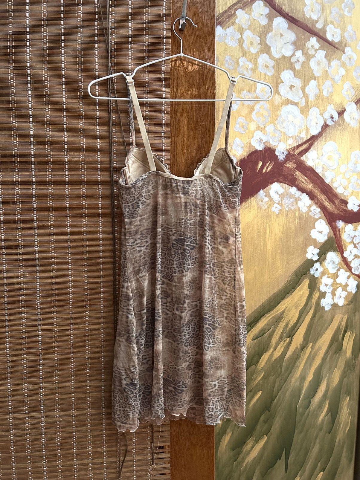 Pierre Cardin Vintage Pierre Cardin Sheer Leopard Print Slip Dress Bustier Size S / US 4 / IT 40 - 2 Thumbnail