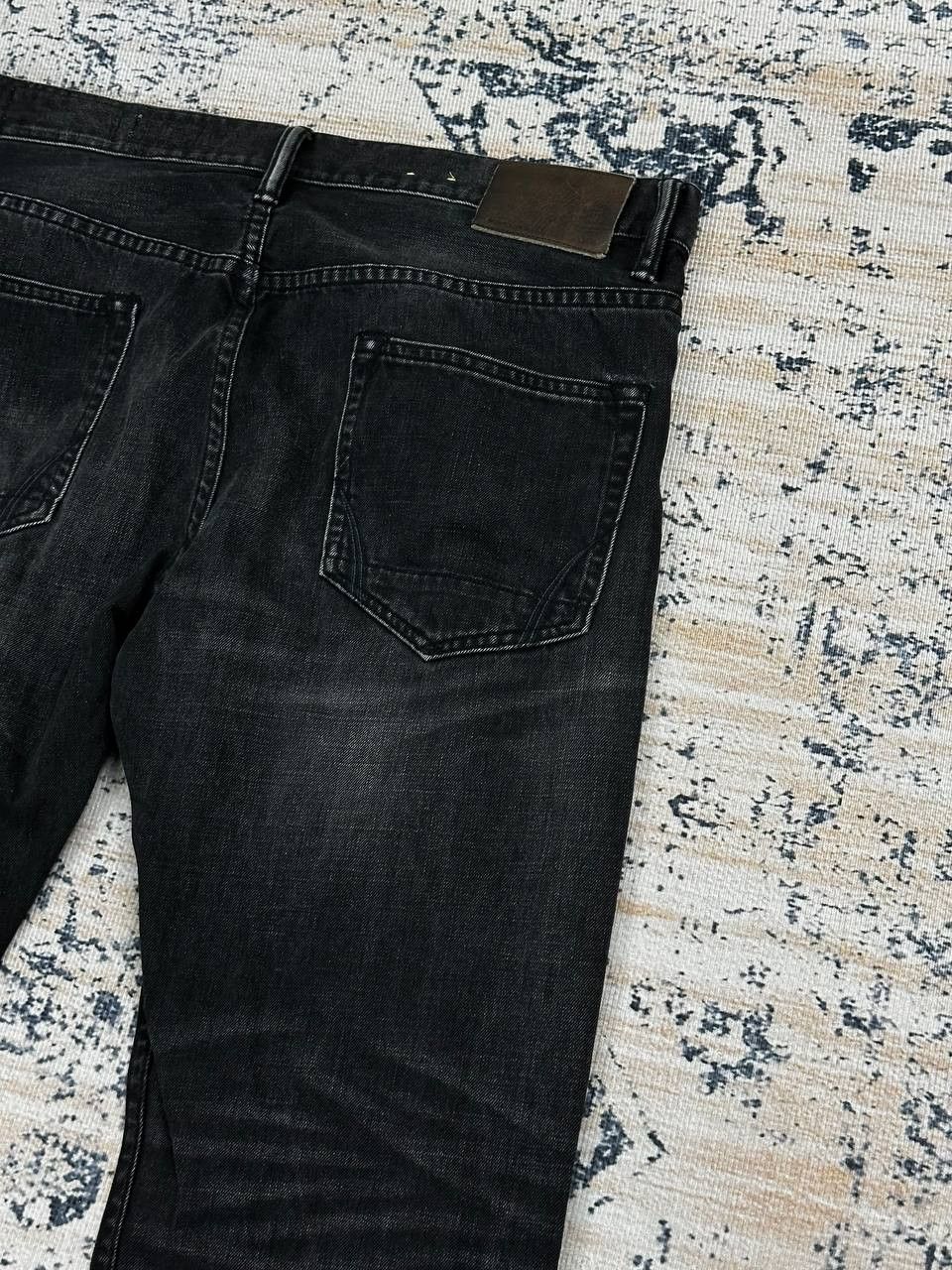 Allsaints Allsaints Dark Denim Iggy Fit Black Jeans Pants Faded Size US 34 / EU 50 - 10 Thumbnail