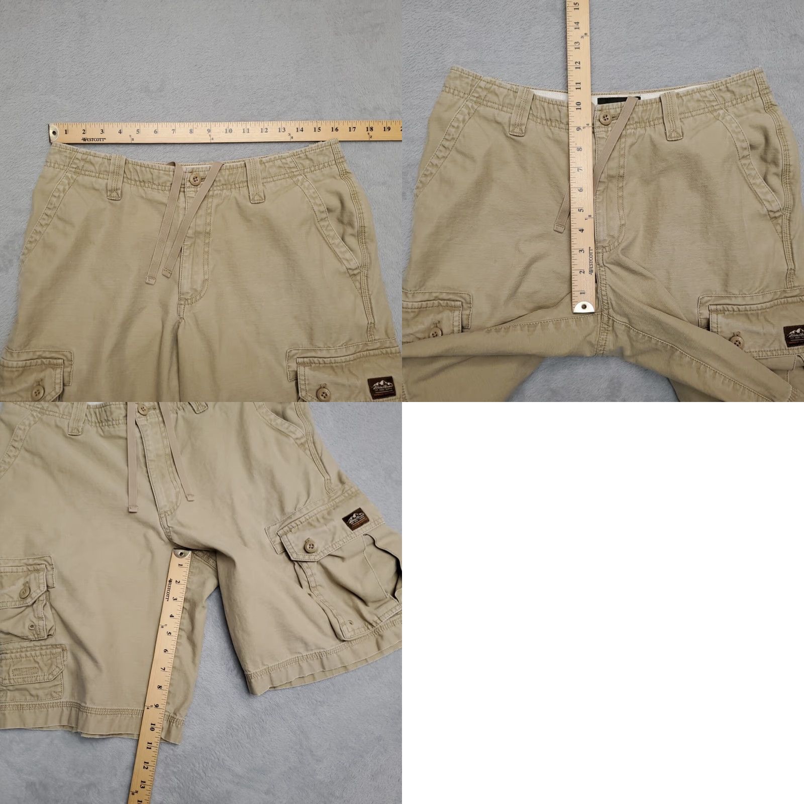 Eddie Bauer Eddie Bauer Cargo Shorts Men 32 Khaki Twill Outdoor Utility Drawstrings Beige Casual Pants Size US 32 / EU 48 - 8 Thumbnail