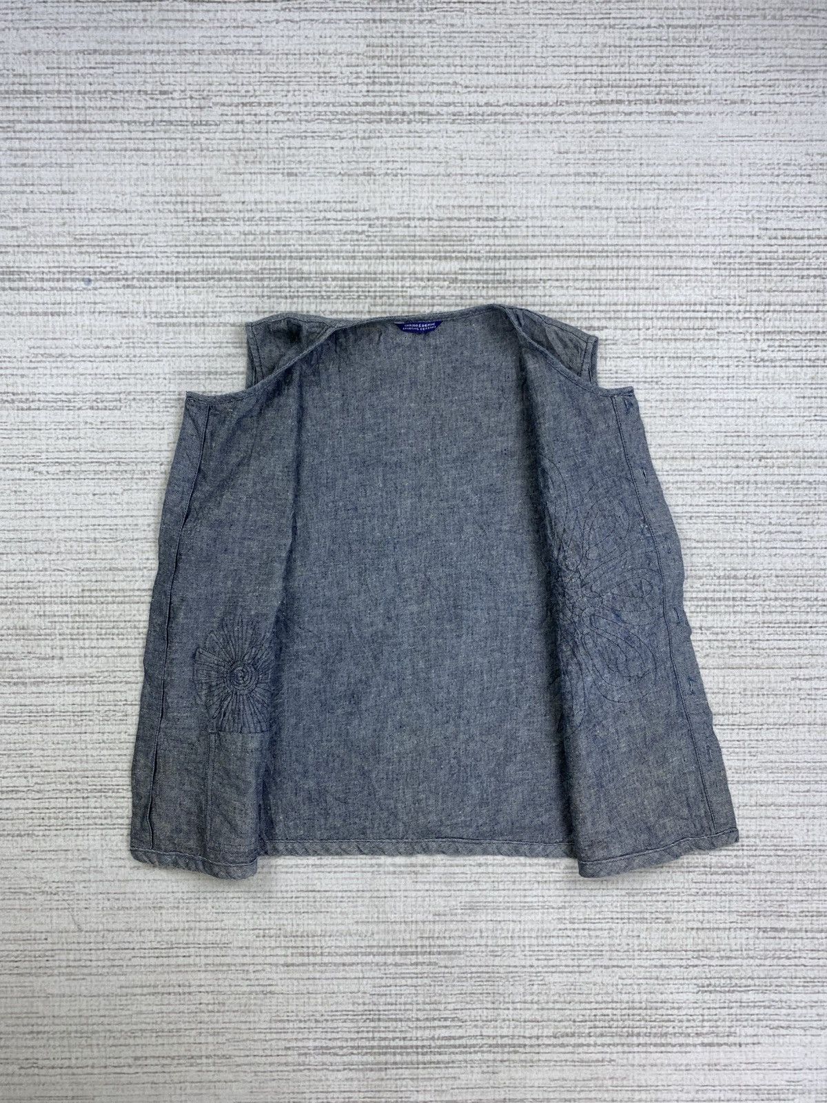 Hai Sporting Gear HAI Sporting Gear Issey Miyake Indigo & Denim Vest Size US M / EU 48-50 / 2 - 5 Thumbnail