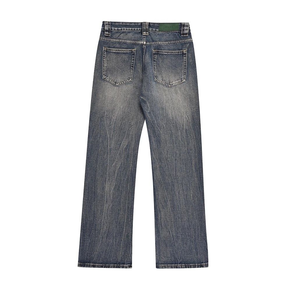 Japanese Brand × Jean Men's American loose casual distressed washed jeans Size US 34 / EU 50 - 2 Thumbnail