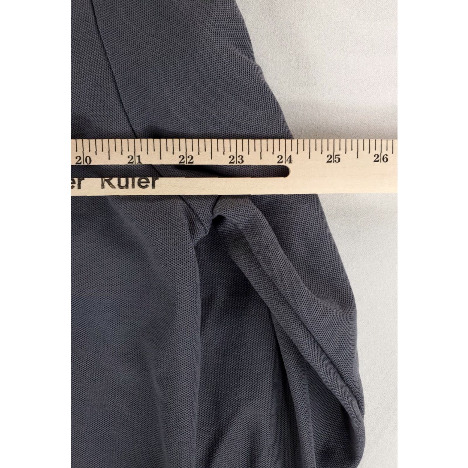 Vintage Criquet Long Sleeve Polo Shirt Gray Pique Cotton Mens XL Size US XL / EU 56 / 4 - 4 Thumbnail