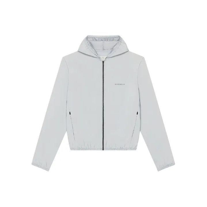 Givenchy Givenchy SS24 Letter Print Zip Hooded Windbreaker Size US M / EU 48-50 / 2 - 1 Thumbnail