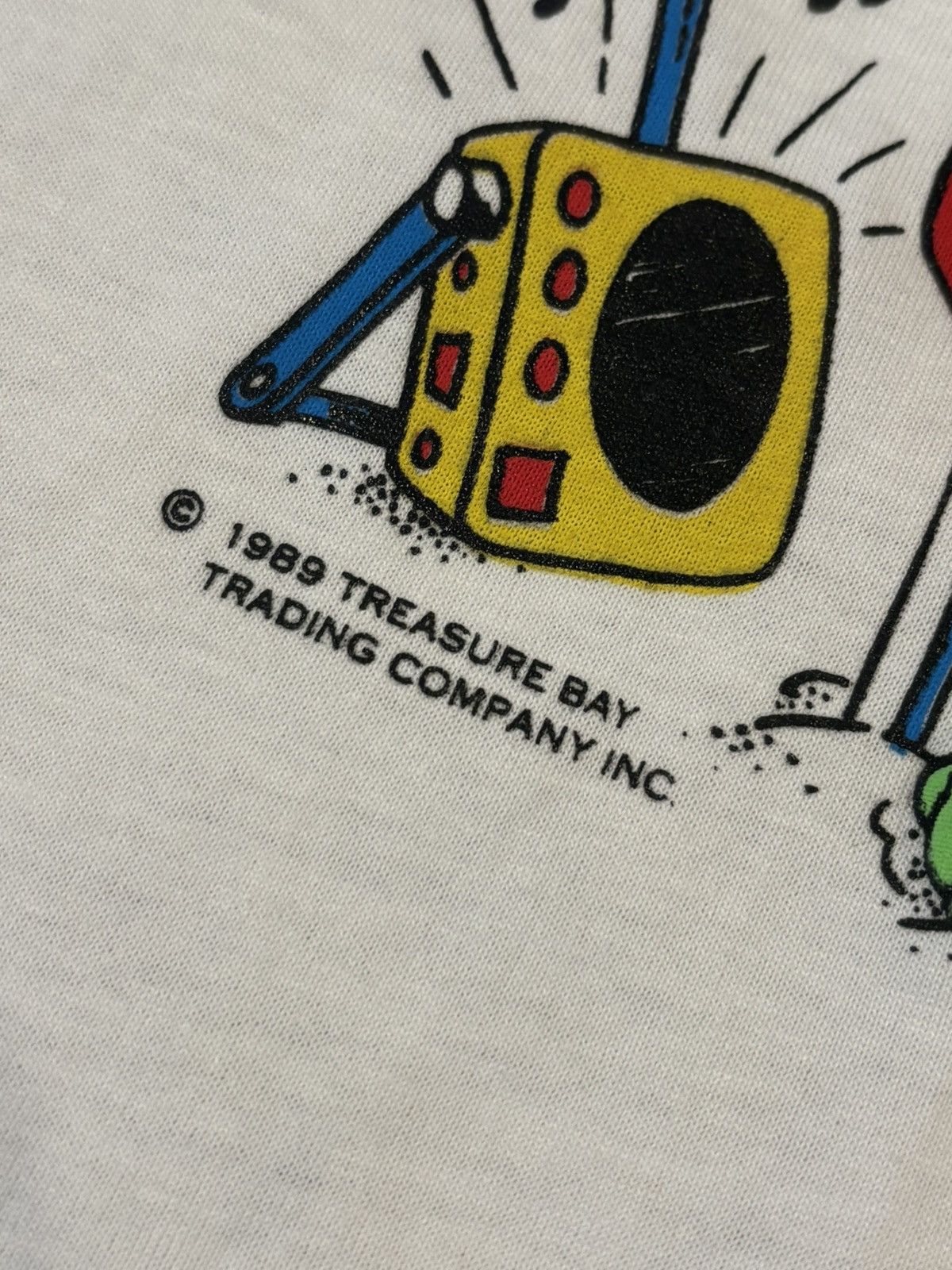 Vintage Vintage 1980s Puffy Paint "DONT WORRY BE HAPRY MON!" Size XL Size US XL / EU 56 / 4 - 5 Thumbnail