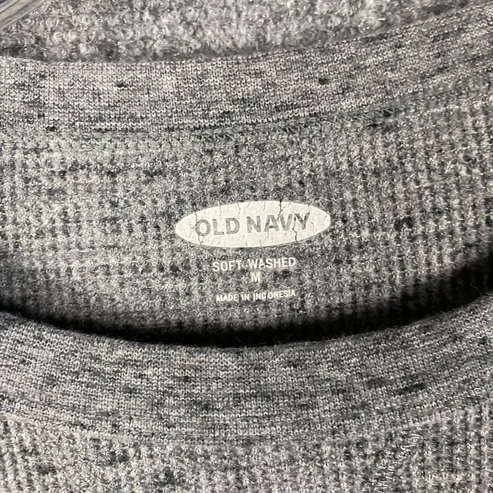 Old Navy Old Navy Waffle Knit Shirt Men's Cotton Blend Pullover M Size US M / EU 48-50 / 2 - 2 Thumbnail