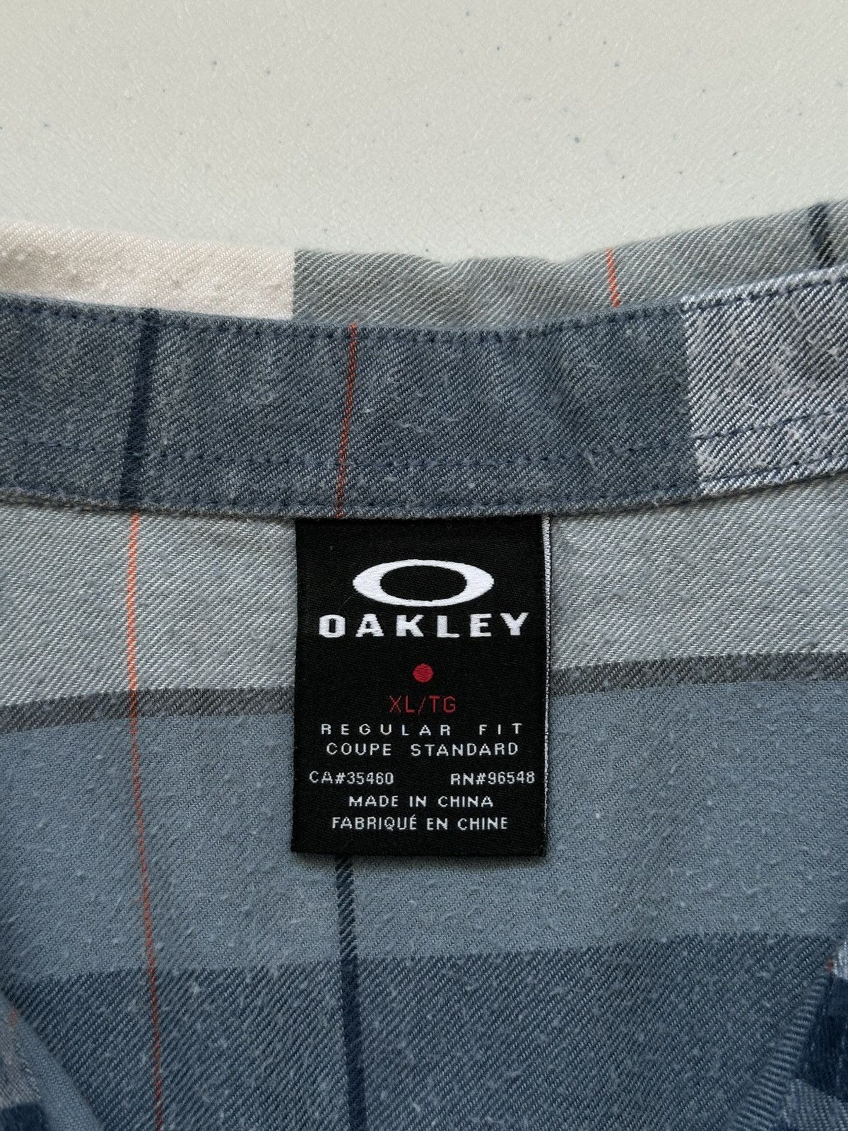 Flannel × Oakley Oakley Check Flannel Shirt Button Up Streetwear Size US XL / EU 56 / 4 - 6 Thumbnail