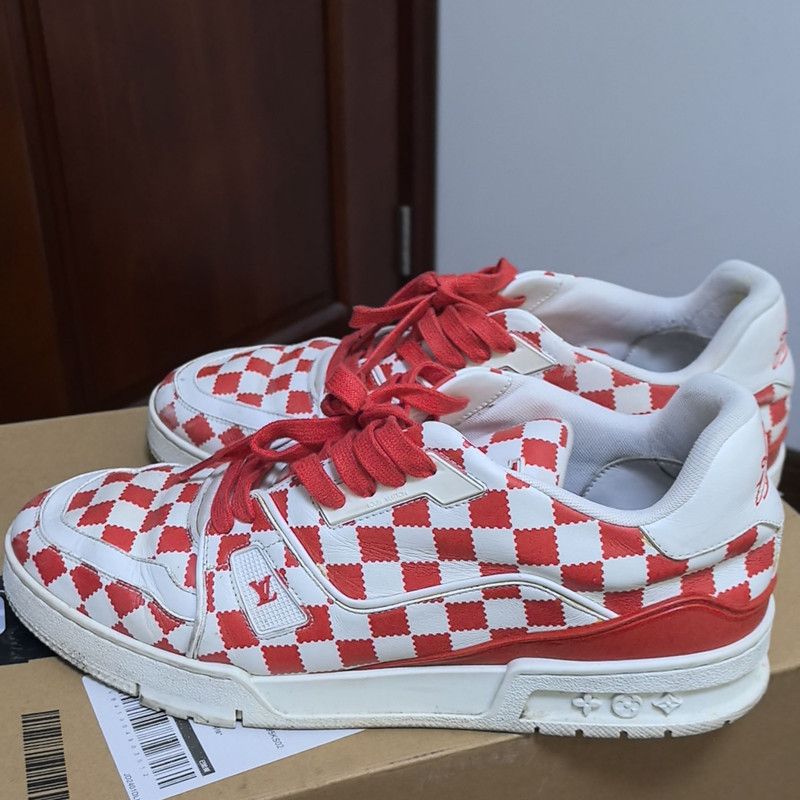 Louis Vuitton Nigo x Louis Vuitton Stylish Low-Top Sneakers 0079 Size US 10.5 / EU 43-44 - 1 Thumbnail