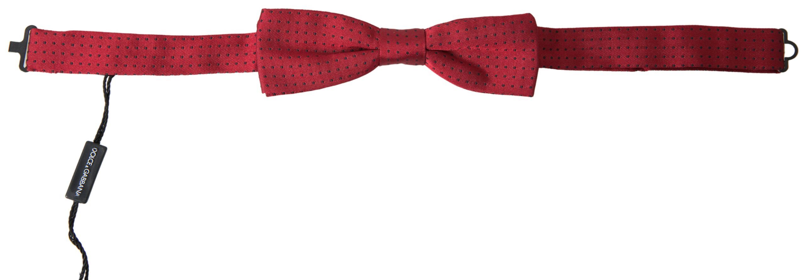 Dolce & Gabbana Elegant Polka Dot Silk Bow Men's Tie Size ONE SIZE - 1 Thumbnail