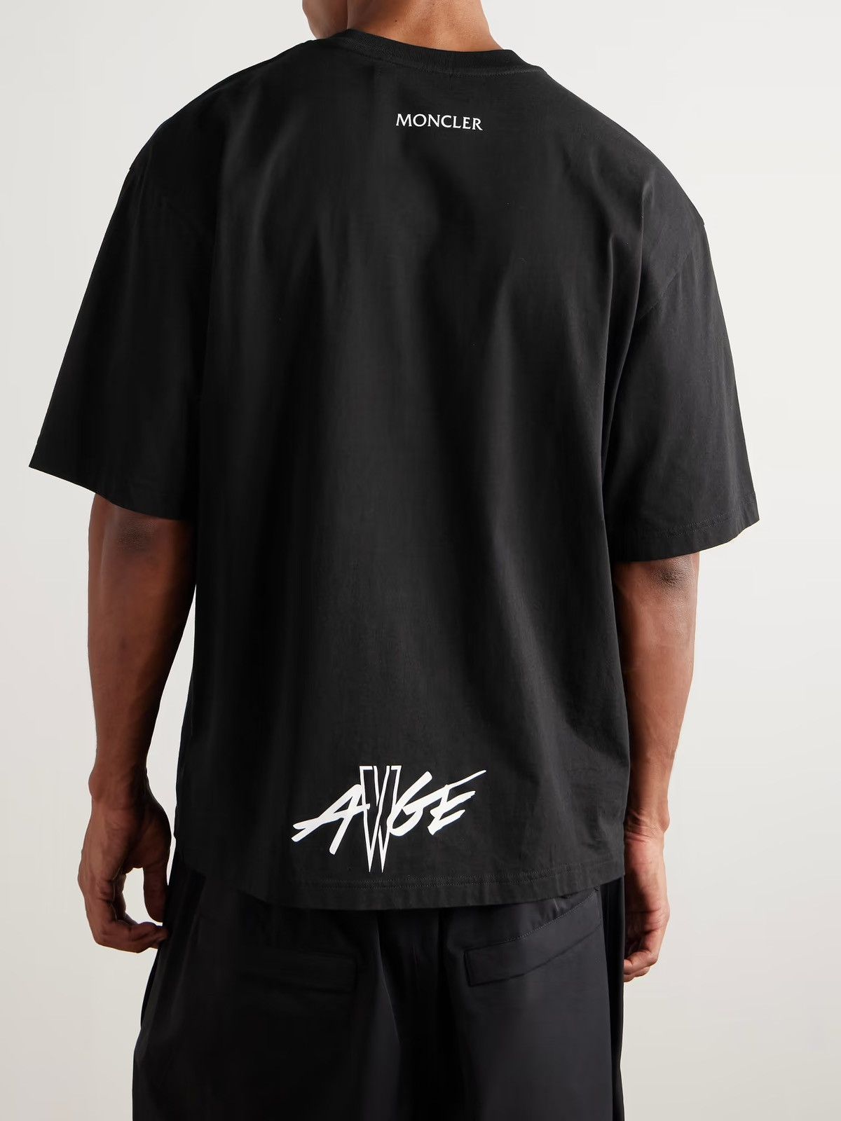 Moncler Moncler X A$AP Rocky Black Cotton Tee Size US XL / EU 56 / 4 - 2 Thumbnail