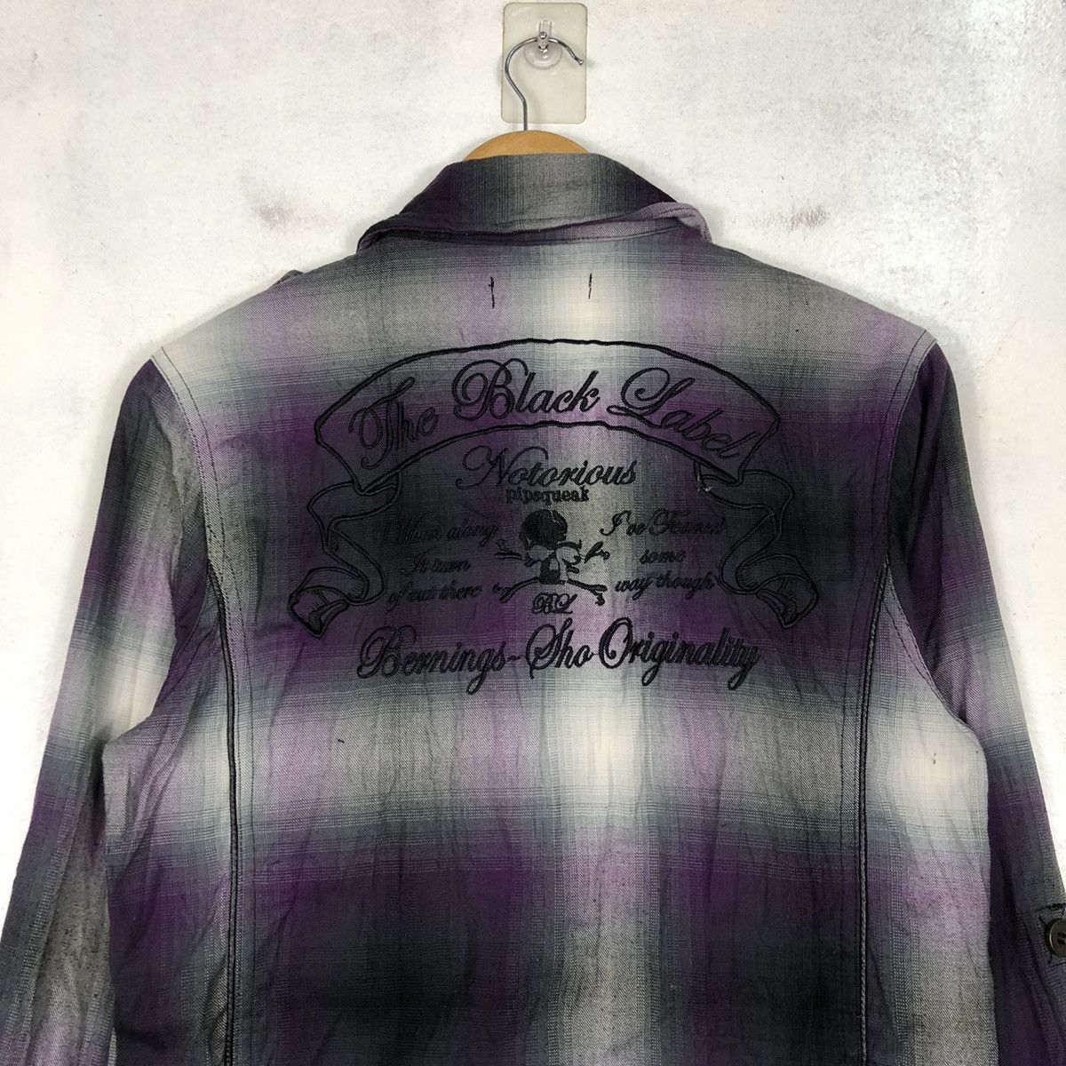 If Six Was Nine × Japanese Brand Black Label Punk Flannel Crazy Design Size US M / EU 48-50 / 2 - 8 Thumbnail