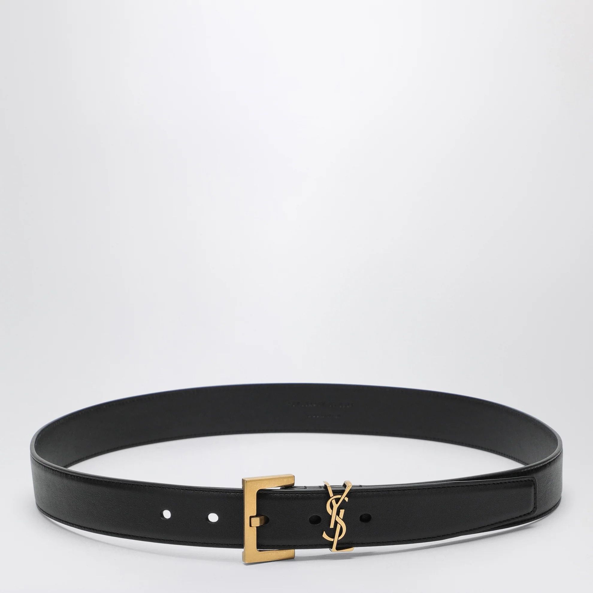 Saint Laurent Paris o1d2blof0526 Size: 85 / Cassandre Belt in Smooth Leather Size ONE SIZE - 2 Thumbnail