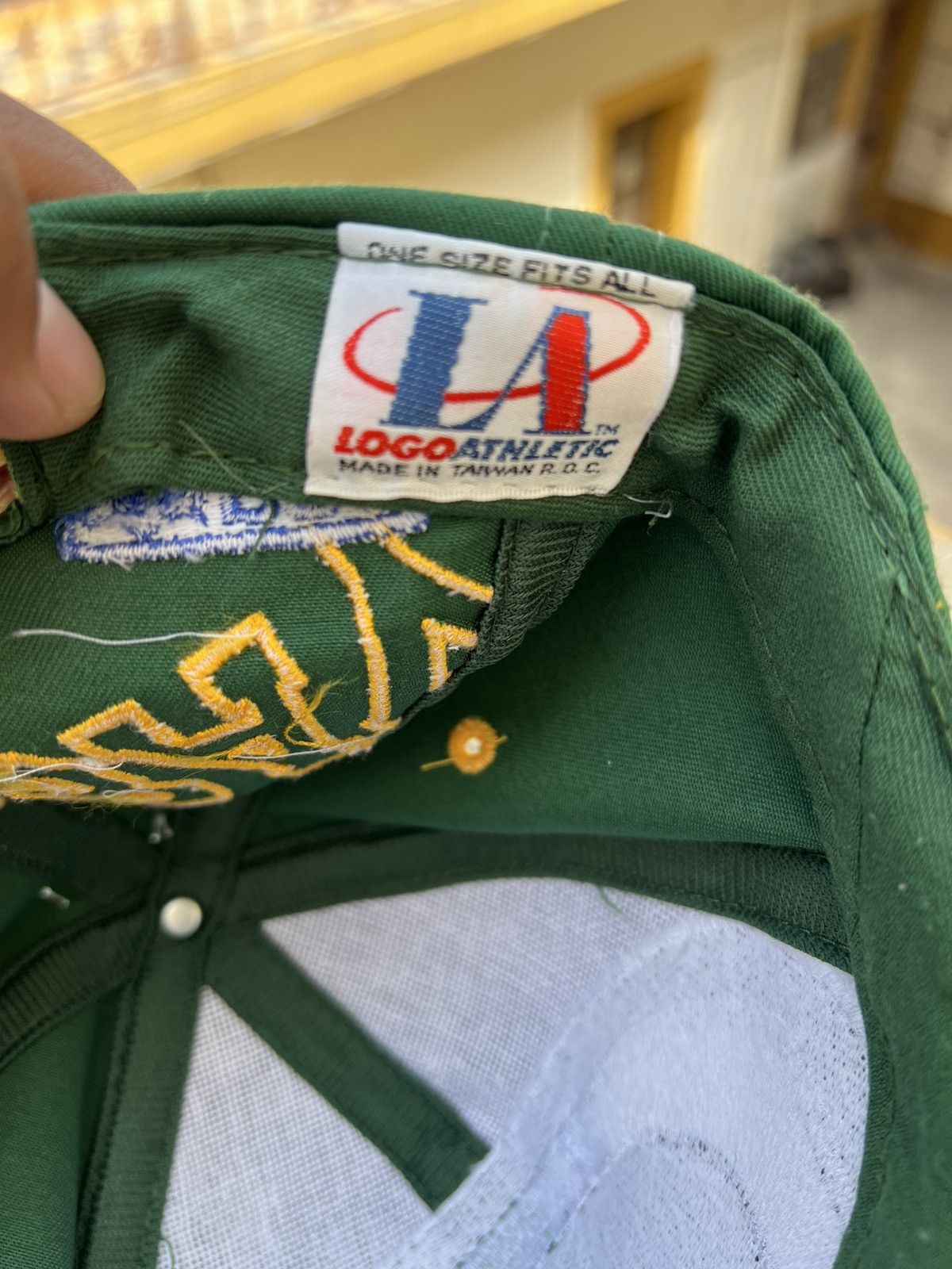 Logo Athletic Vintage 90s Green Bay Packers Snapback Size ONE SIZE - 3 Thumbnail