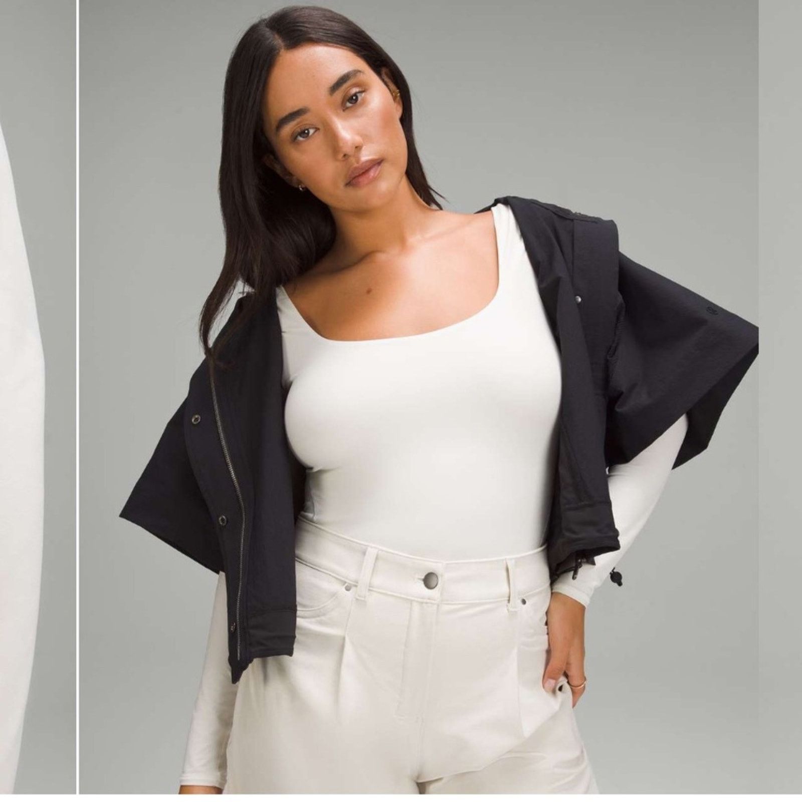 Lululemon Lululemon Wundermost Nulu Square Neck Long Sleeve Bodysuit Size S / US 4 / IT 40 - 7 Thumbnail