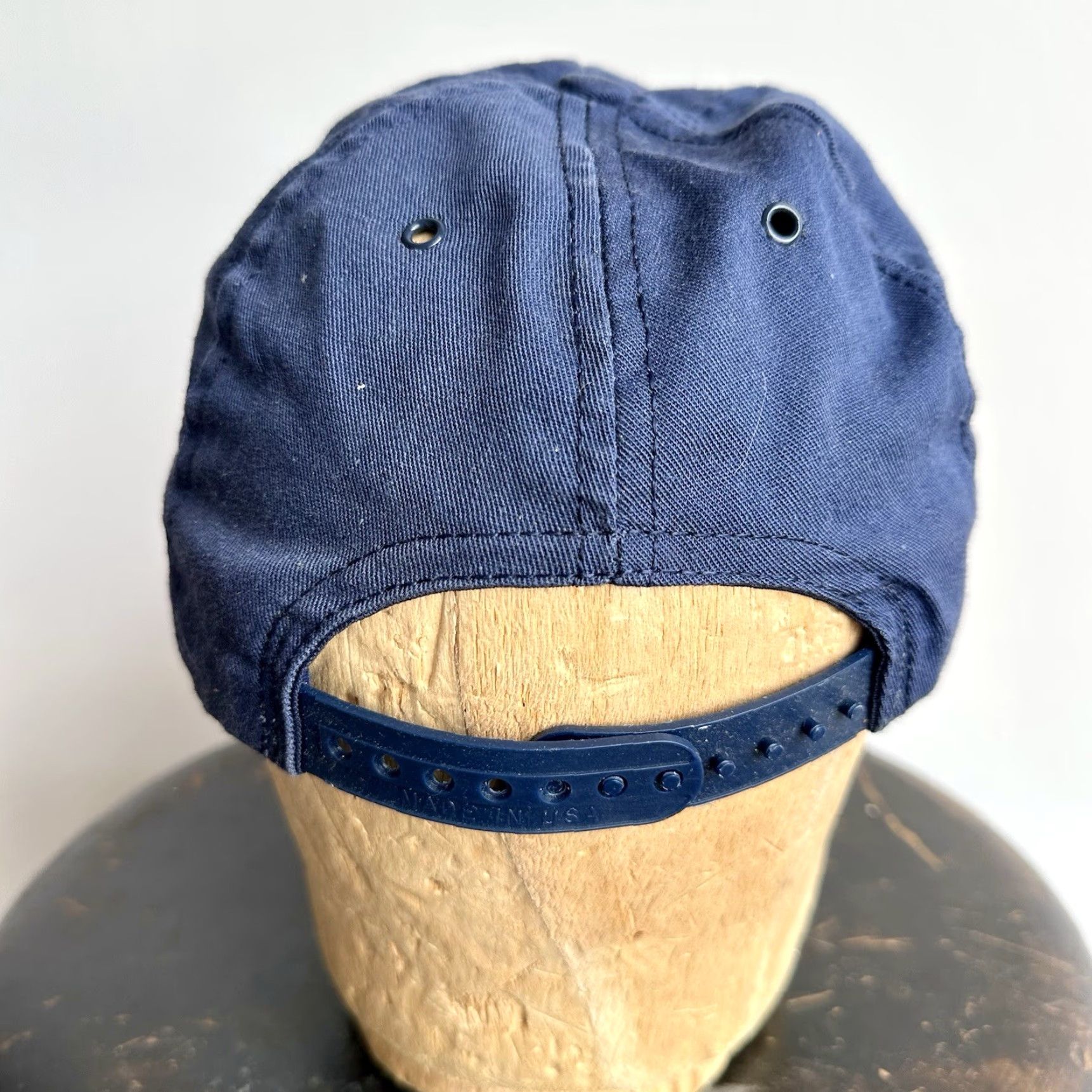 Vintage Vintage US Navy Midshipman Script Cap Hat SnapBack 1990s Size ONE SIZE - 4 Thumbnail