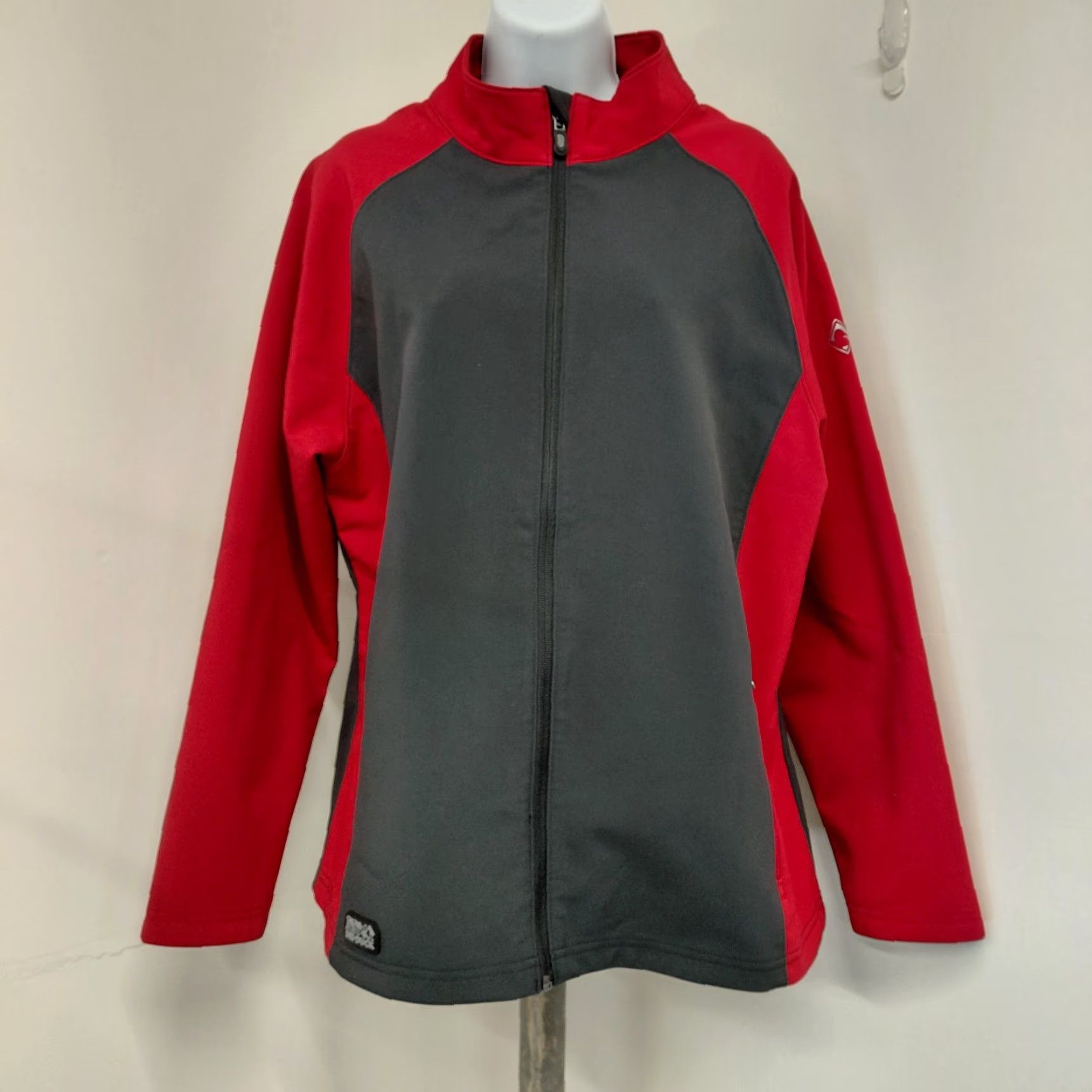 Vintage DDI DUCK DDX Dri-Duck Jacket Women's XL Red/Charcoal Motion Soft Shell Zip Pockets Lightweight Windbreaker Mens Womens Girls? Size XL / US 12-14 / IT 48-50 - 2 Thumbnail
