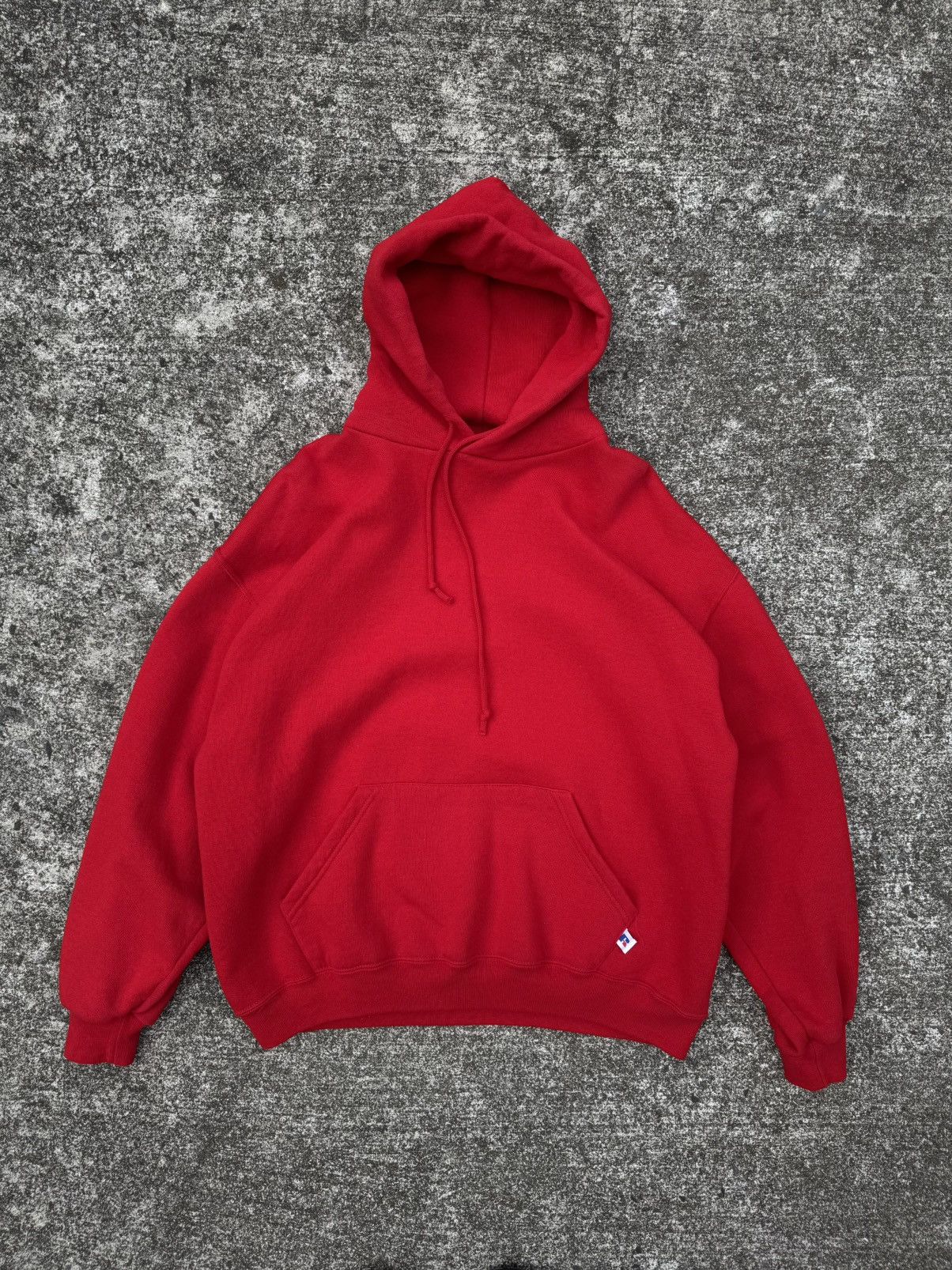 Russell Athletic × Vintage Vintage Russell Athletic Blank Hoodie Red Size US L / EU 52-54 / 3 - 1 Thumbnail