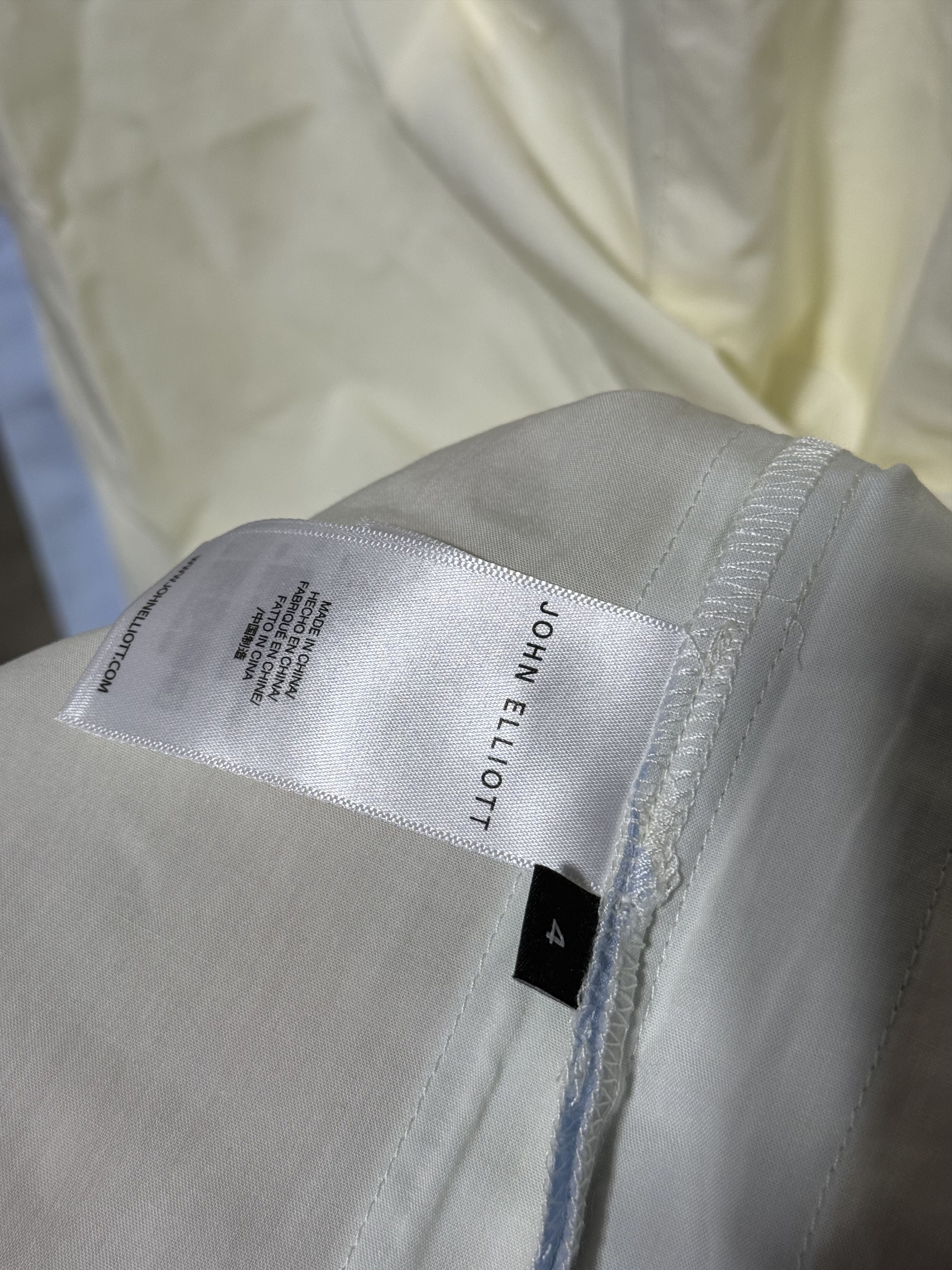 John Elliott John Elliott Pullover Camp Shirt 'Salt/Light Blue' Size US XL / EU 56 / 4 - 3 Thumbnail