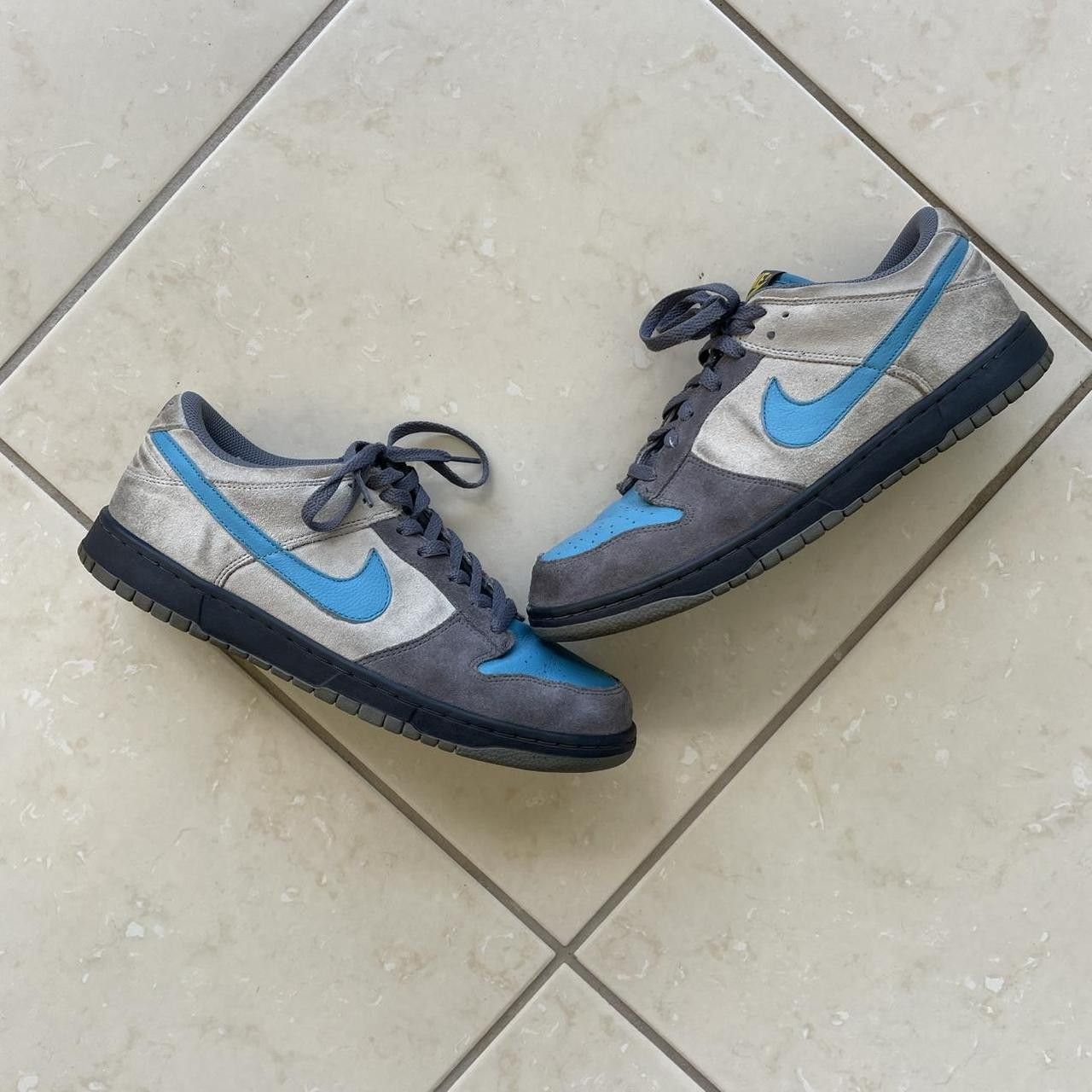 Nike Nike Dunk Low CL Aqua Neutral Grey Suede Vintage 304714-047 Size US 10.5 / EU 43-44 - 1 Thumbnail