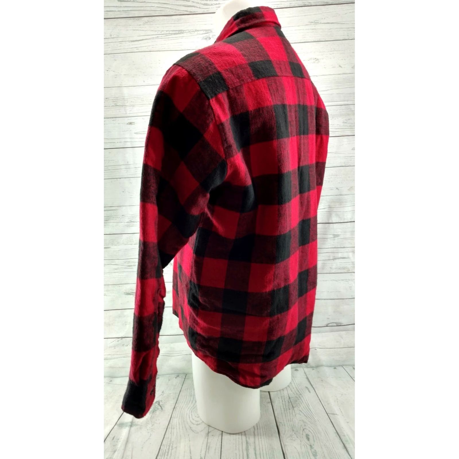 BB Dakota VINTAGE Dakota Red Flannel Jacket Size Medium Plaid Quilted Lining Hipster Dakota Shirt Jacket Mens Size US M / EU 48-50 / 2 - 7 Thumbnail