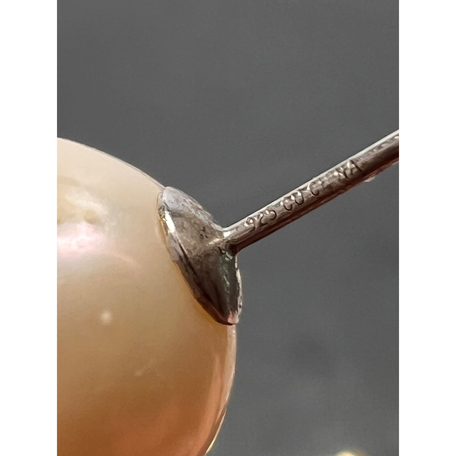 Other Graduated dangling pearl earrings in sterling silver Size ONE SIZE - 4 Thumbnail