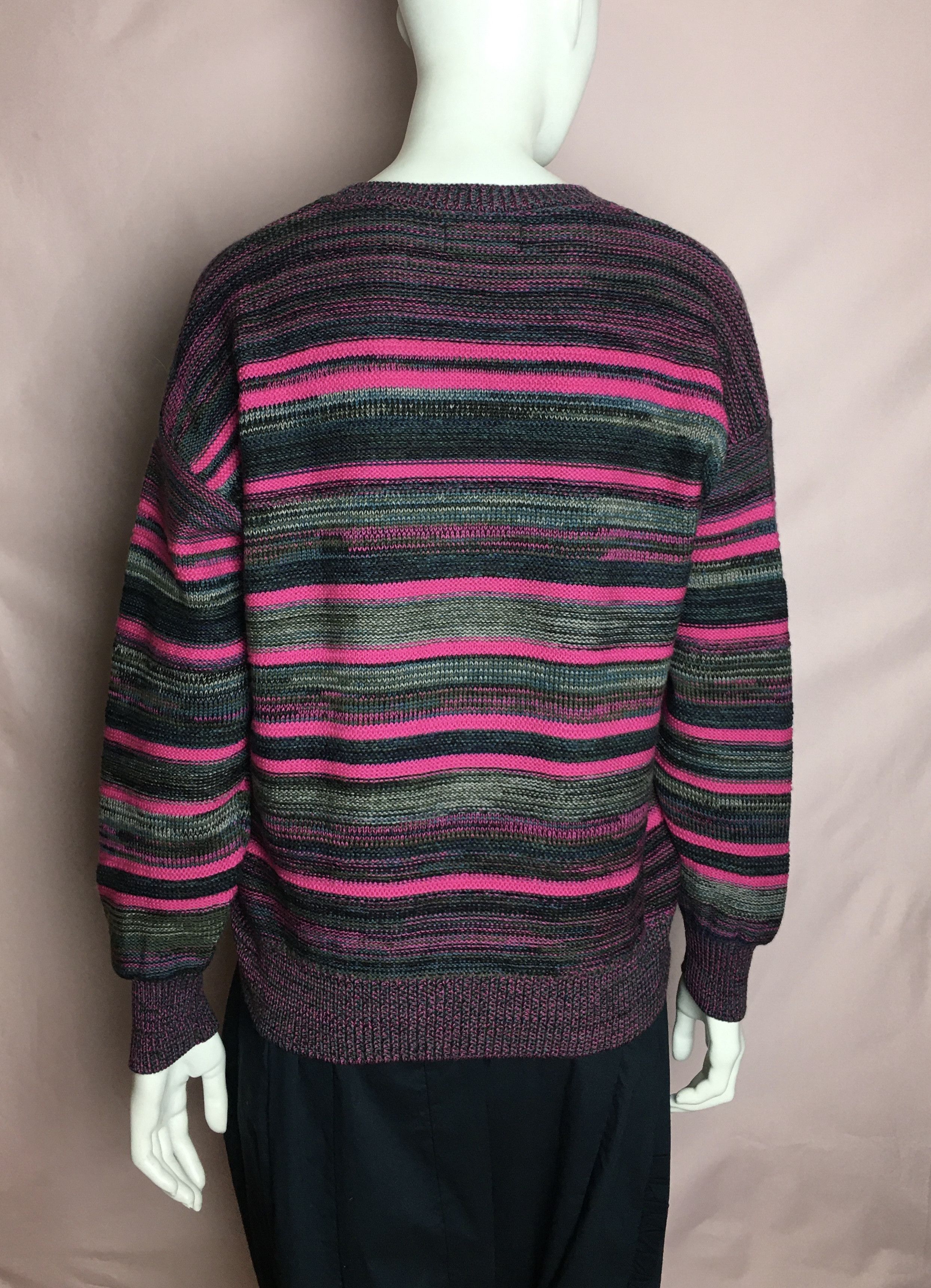 Other FALCONERI Italy Virgin Wool Striped Knit Sweater Size S Size S / US 4 / IT 40 - 4 Thumbnail
