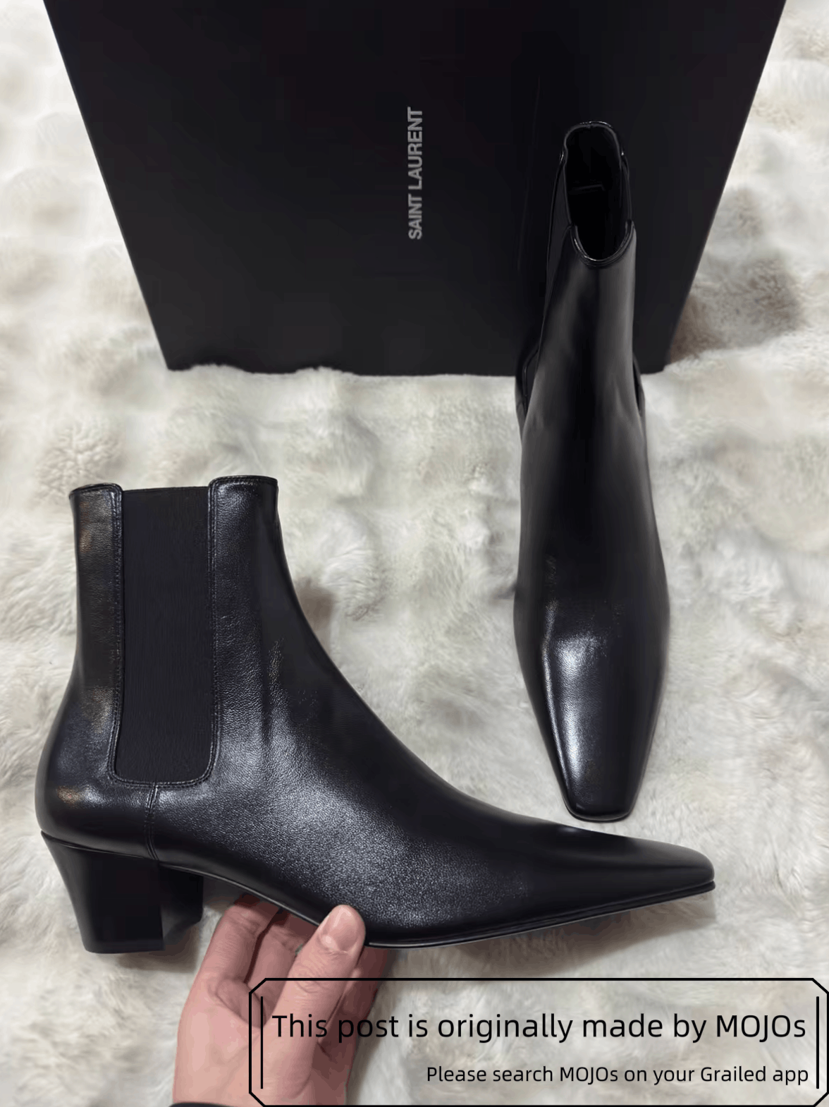 Saint Laurent Paris Sz 43 Saint Laurent Paris Rainer 55 Boots mojos0031 Size US 10 / EU 43 - 3 Thumbnail