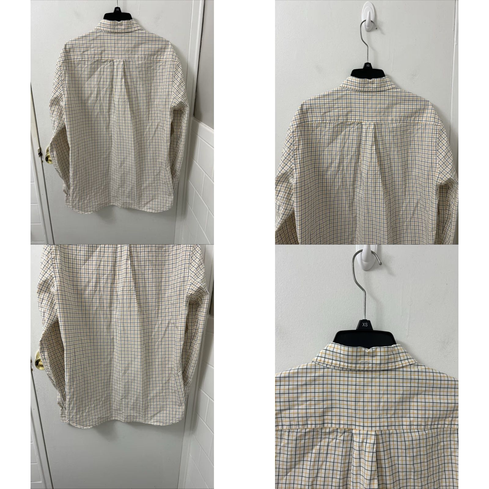 Brooks Brothers Brooks Brothers Red Fleece Shirt Mens Medium Beige Plaid Button-Down Long Sleeve N/A Size US M / EU 48-50 / 2 - 8 Thumbnail